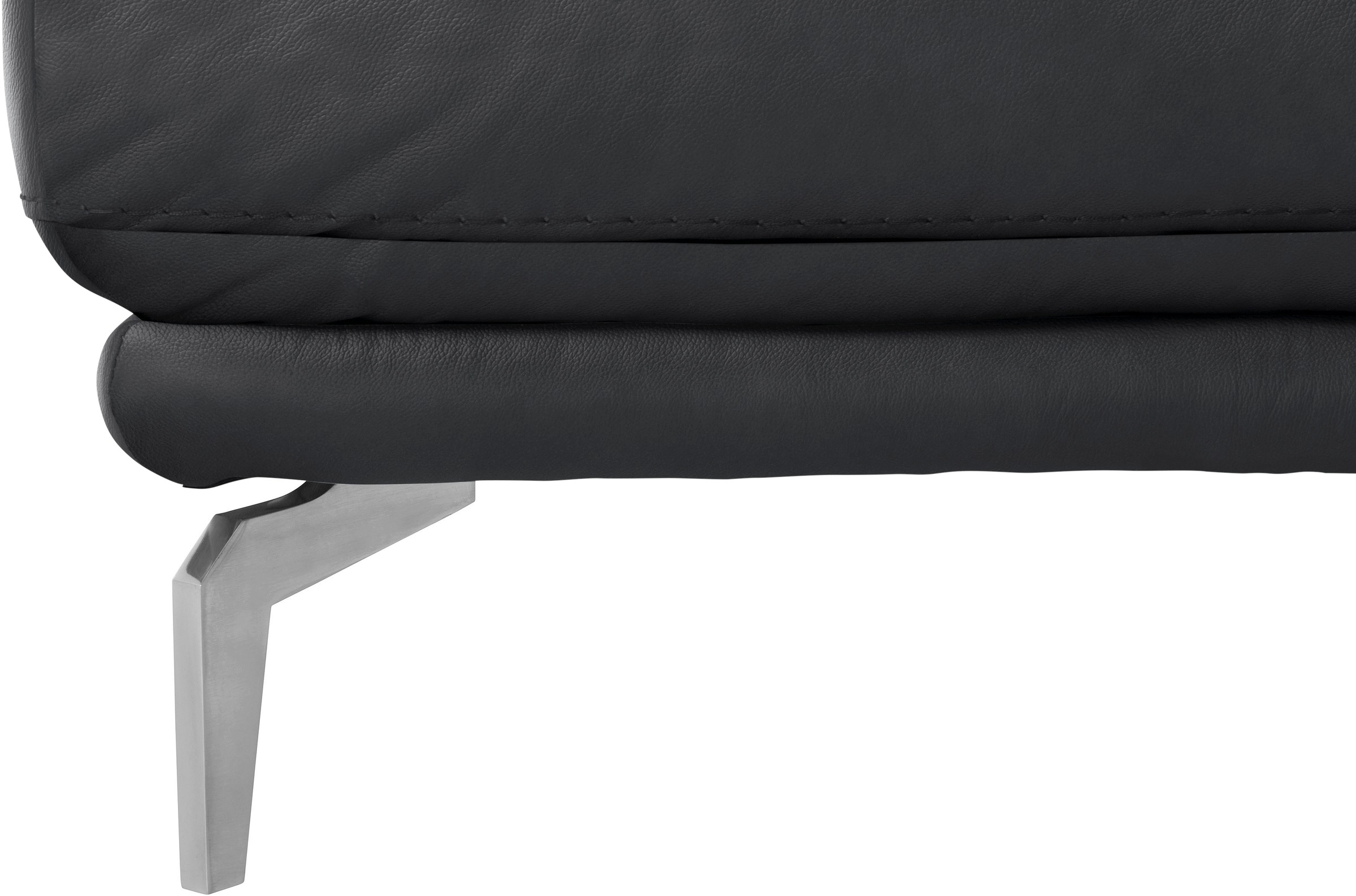 W.SCHILLIG Hocker »montanaa«, mit Metallfüßen in Chrom glänzend, Breite 71 cm