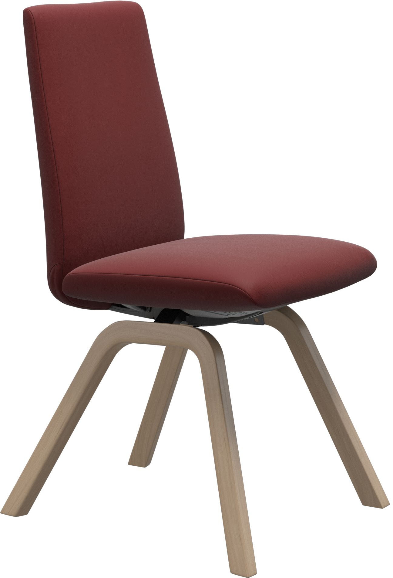 Stressless® Polsterstuhl »Laurel«, Leder PALOMA, Low Back, Größe M, mit schräggestellten Beinen in Eiche natur