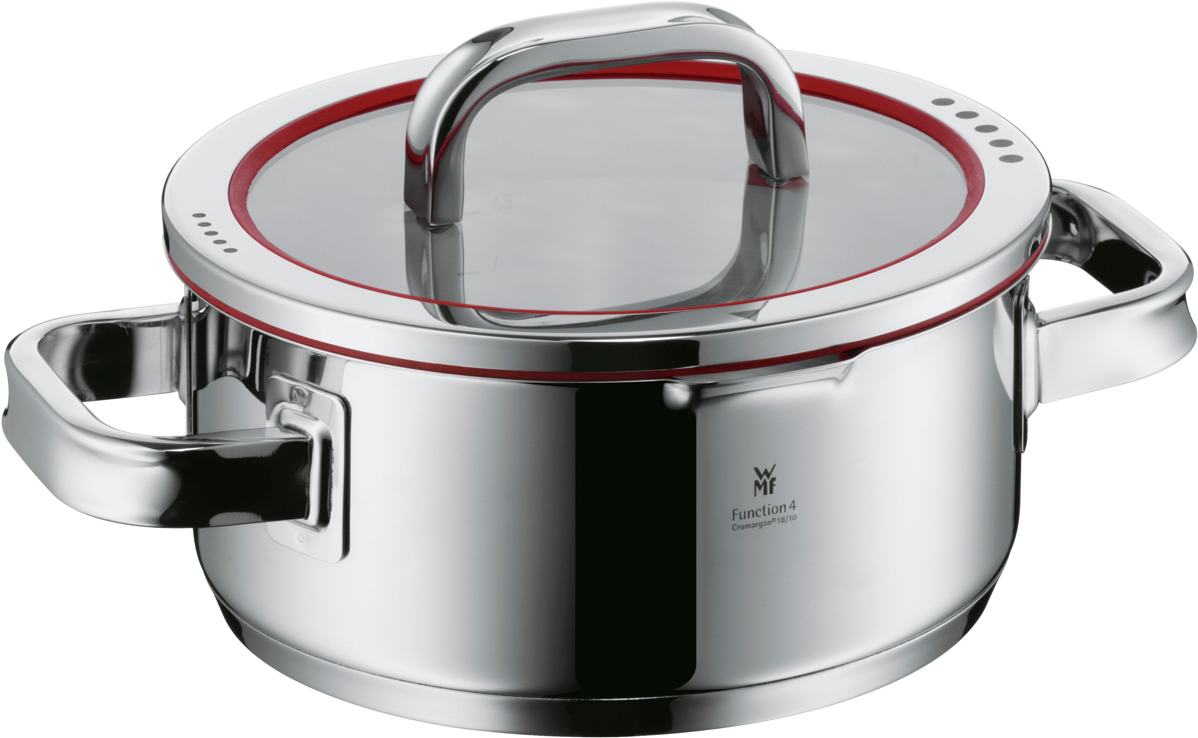 WMF Bratentopf »Function 4«, Cromargan® Edelstahl Rostfrei 18/10, (2 tlg.), günstig online kaufen