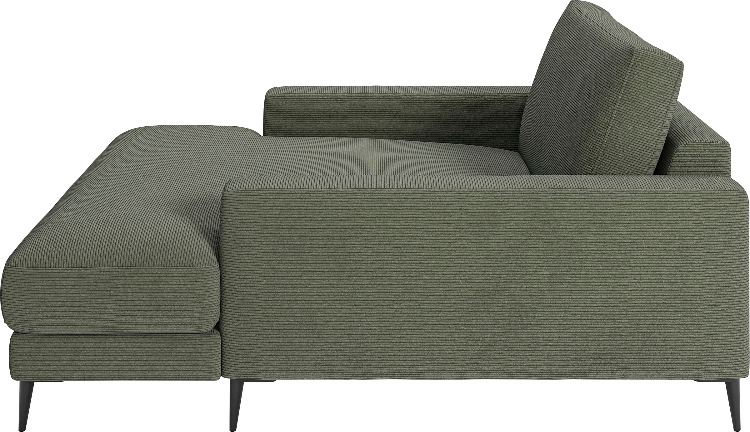 INOSIGN Chaiselongue »Downtown Loungemöbel zum Relaxen, B/T/H: 132/170/84 cm«, auch in Bouclé, Cord und Easy care - leicht mir Wasser zu reinigen