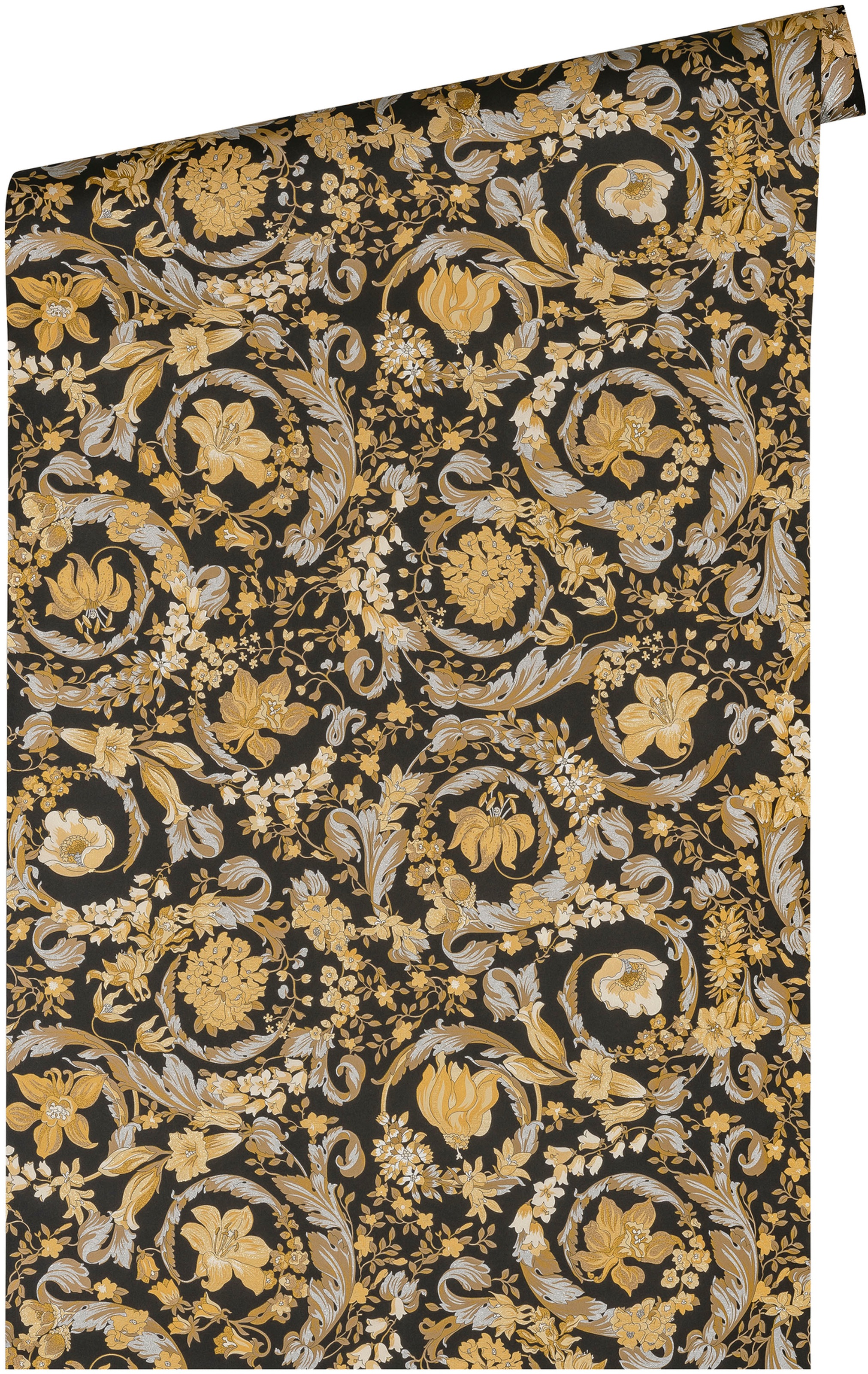 Versace Vliestapete »Wallpaper Versace 5 Floral«, leicht glänzend-gemustert günstig online kaufen