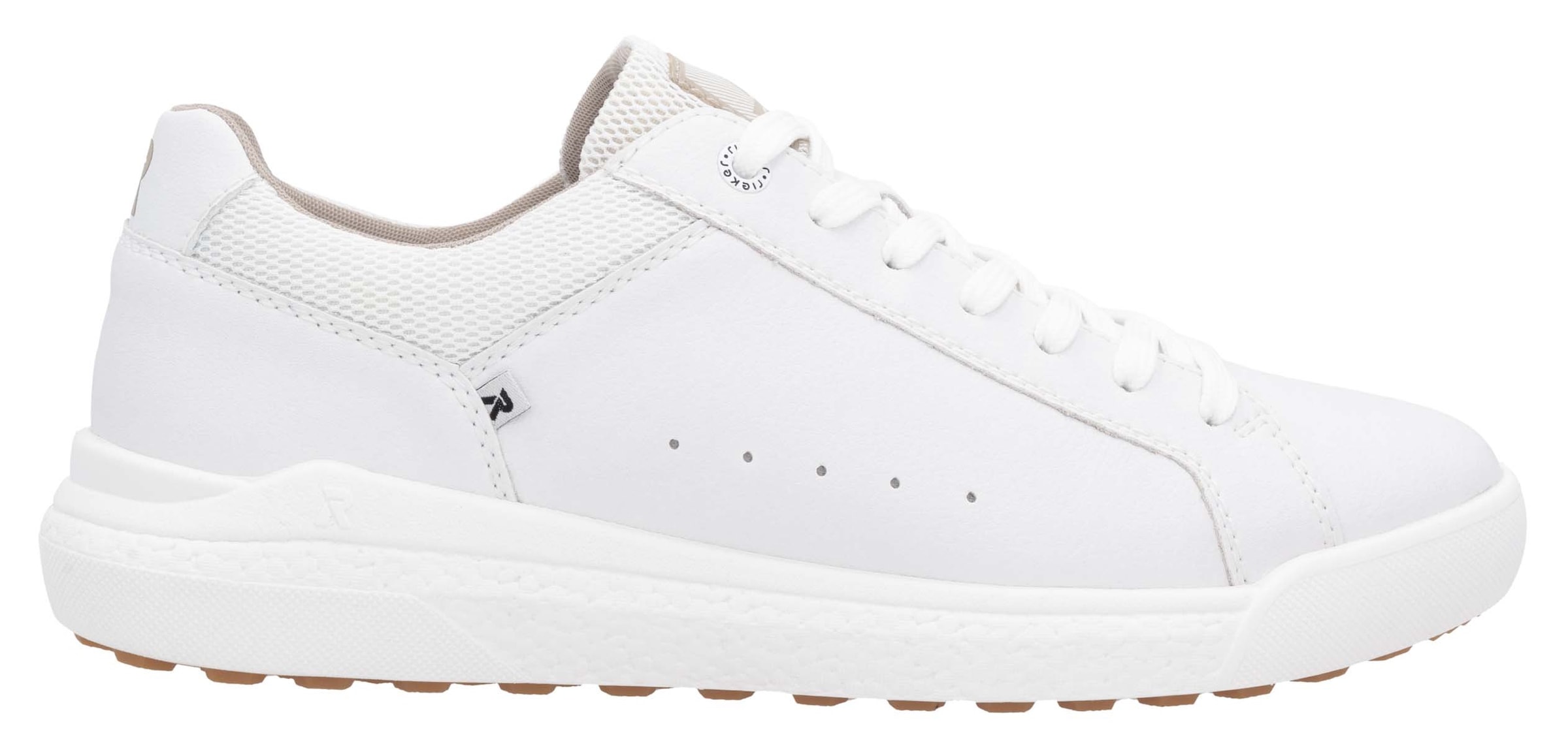 RIEKER Sport Sneaker, mit gepolstertem Schaftrand, Freizeitschuh, Halbschuh, Schnürschuh
