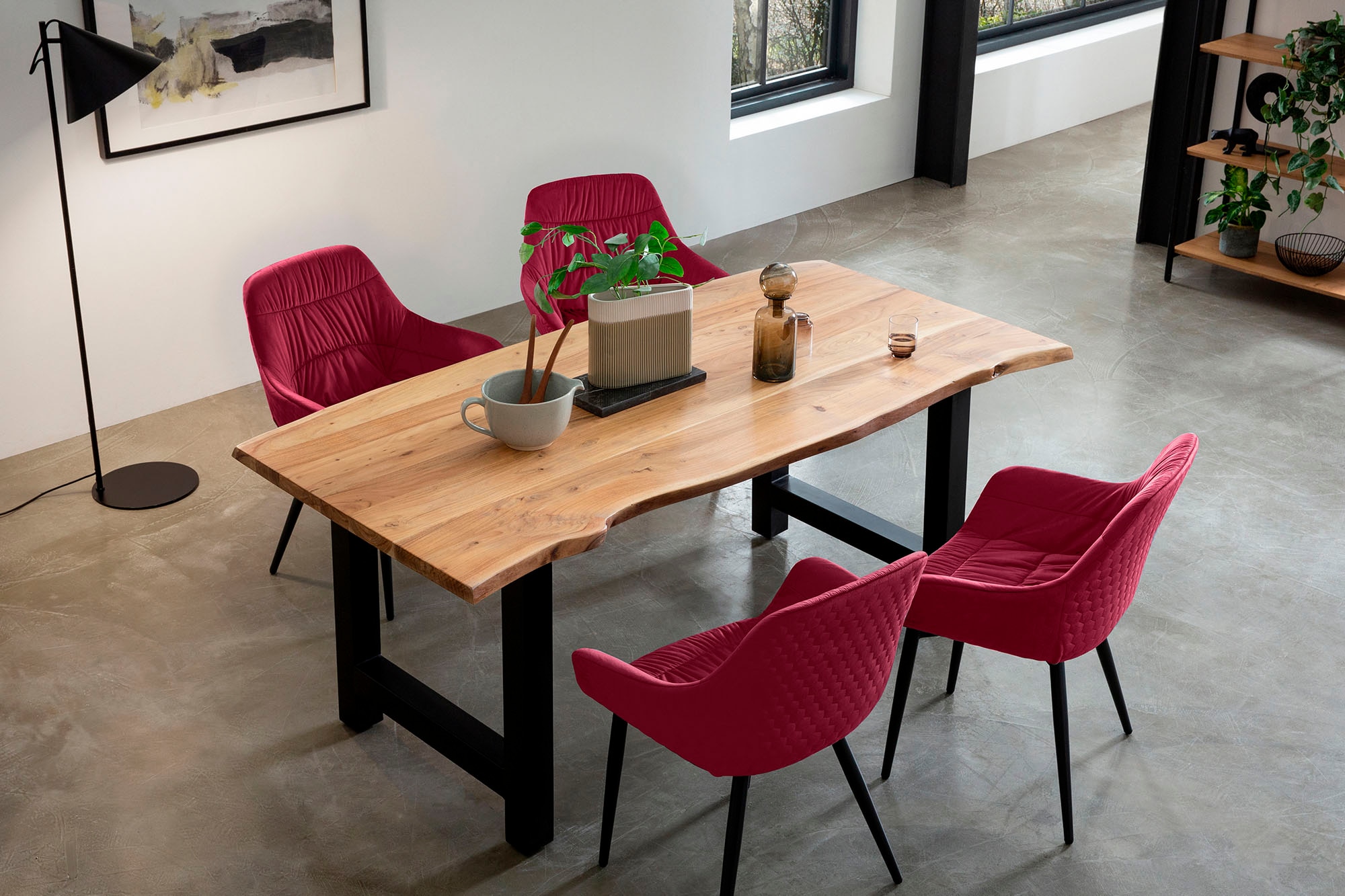 SalesFever Armlehnstuhl »Stilvoller Esszimmerstuhl für Komfort« () Esszimme günstig online kaufen