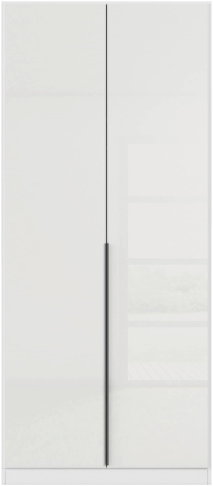 OTTO home Drehtürenschrank »Kleiderschrank Kleiderschränke Schrank Garderobe AGORDO mit Glasfront« in zwei Griff-Farben, Breiten 91-360 cm,  durchdachte Innenausstattung, in 7 Breiten und 2 Höhen MADE IN GERMANY