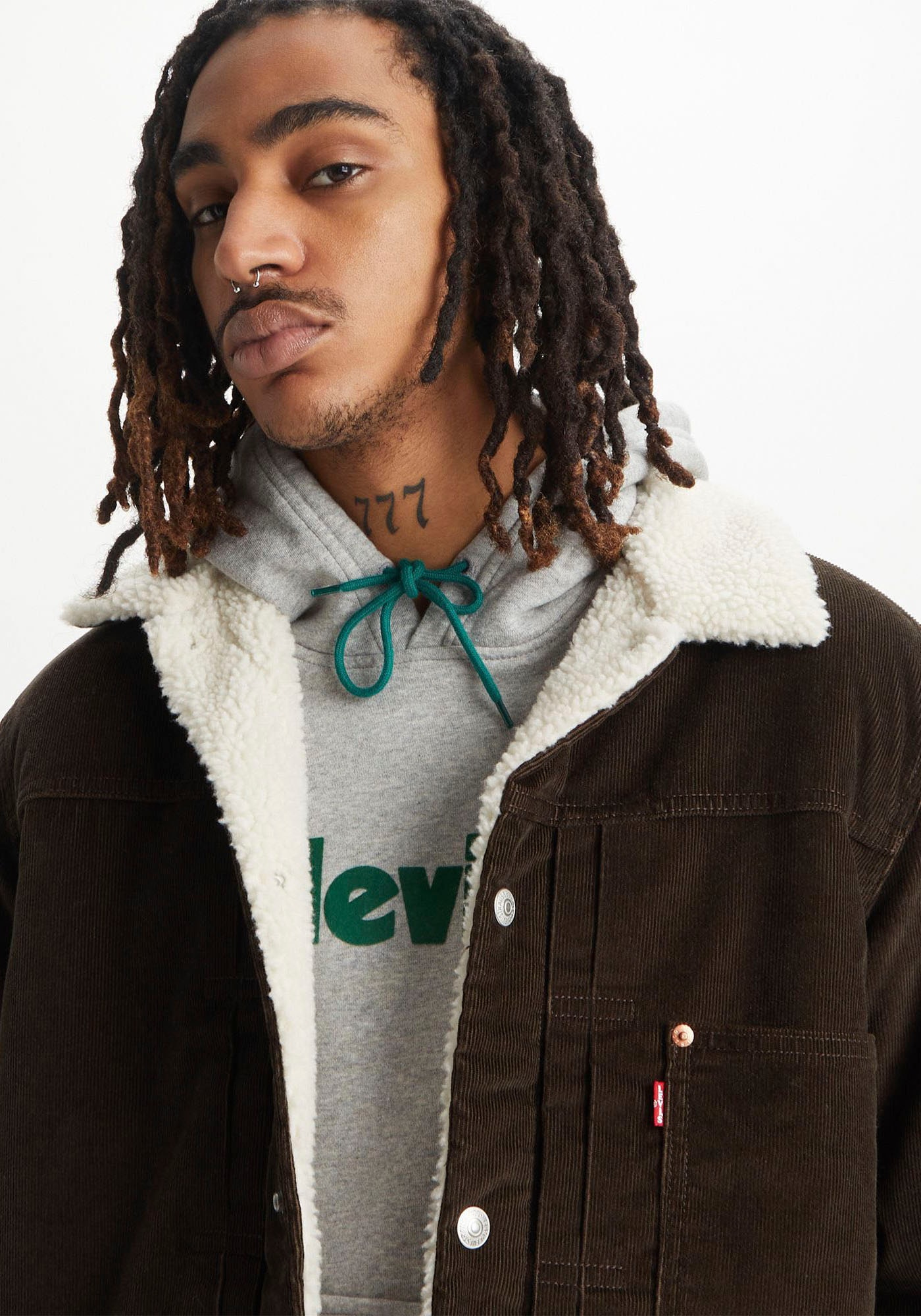 Levi's® Cordjacke »SHERPA TRUCKER«, mit warmem Sherpa-Futter