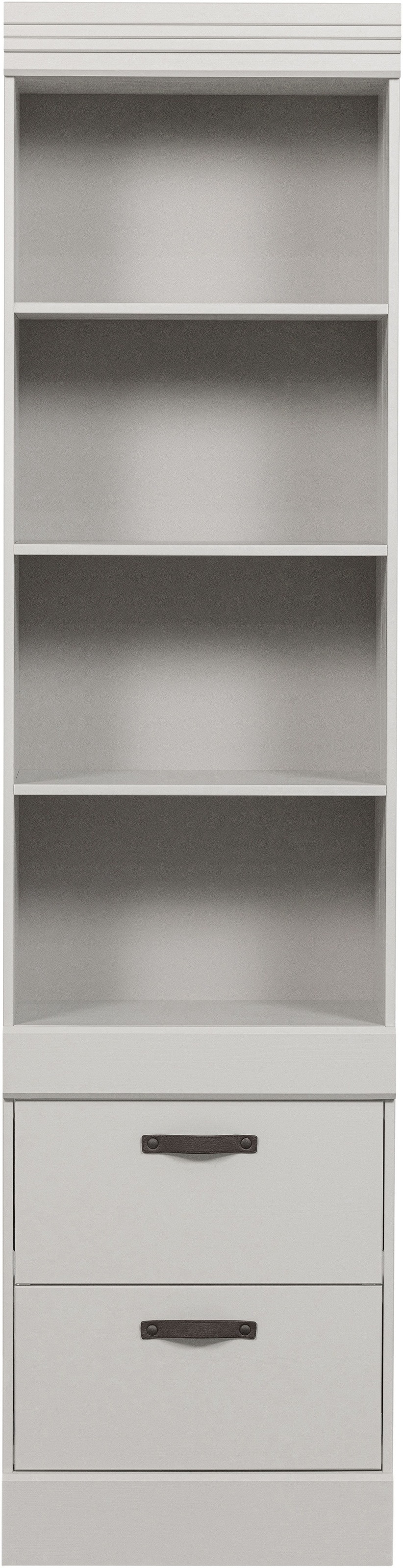 WOOOD Stauraumregal »Bold mit FSC® Massivkiefer mit Schutzlack B 54 x T 43 x H 215 cm« Wasserbasierter Schutzlack, einfach zu montieren, sichtbare Maserung