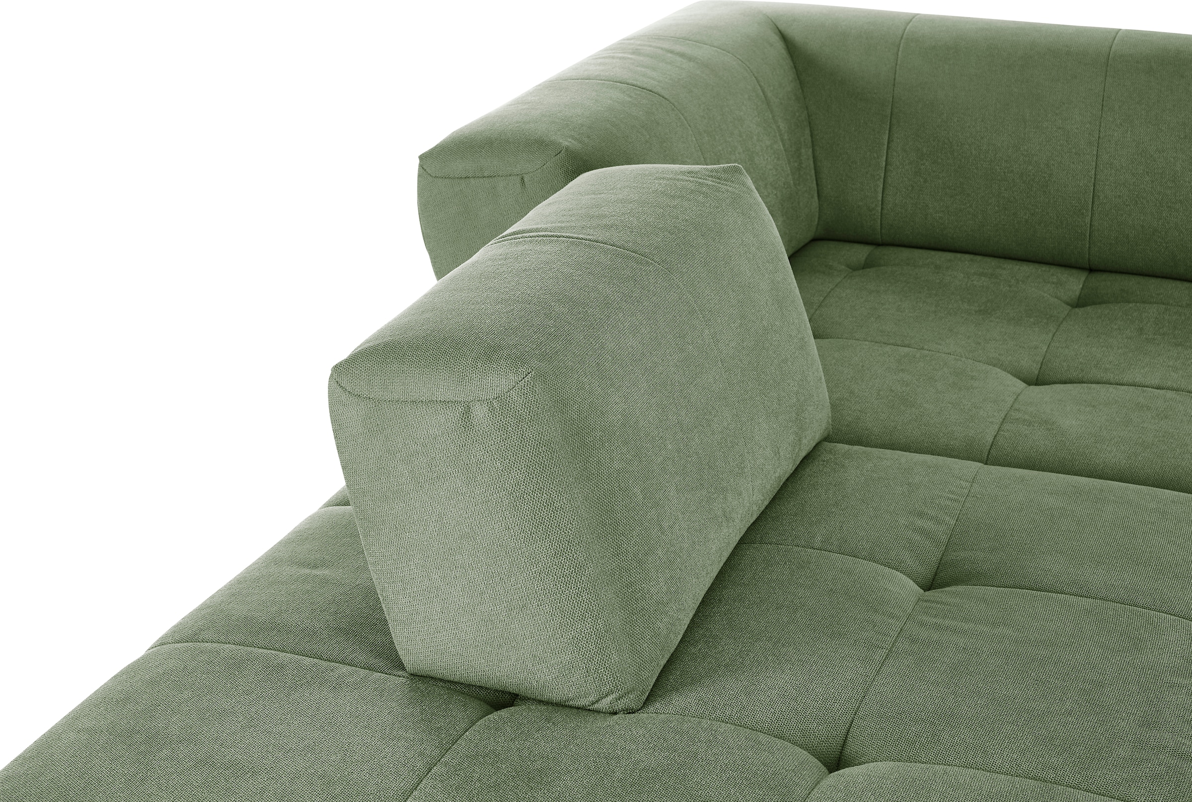 3C Candy Ecksofa »Yoshy Komfortsofa, bequem und modern, hochwertige Verarbeitungsdetails«, Zwei verschiedene Sitztiefen durch verstellbare Rückenlehne, L-Form
