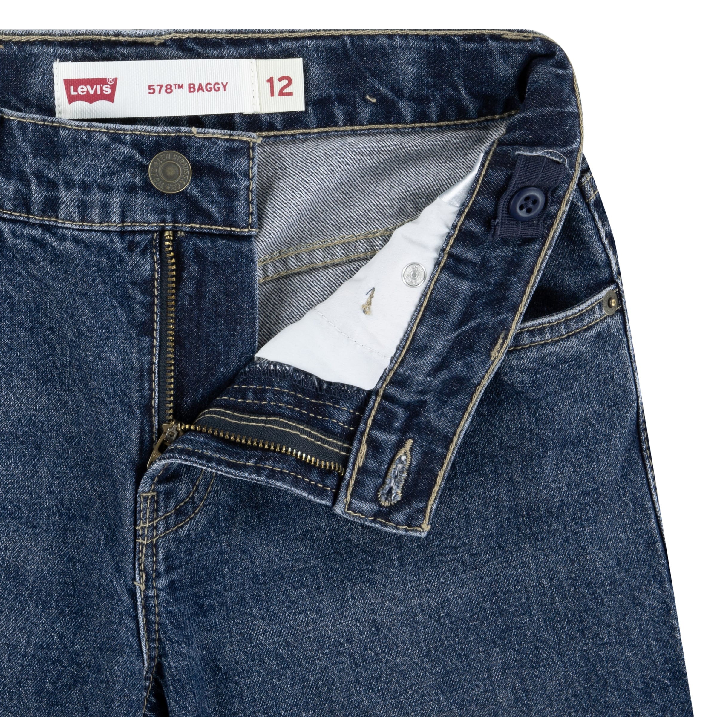 Levi's® Kids 5-Pocket-Jeans »LVB 578 BAGGY JEANS« Baggy-Silhouette, locker und lässig