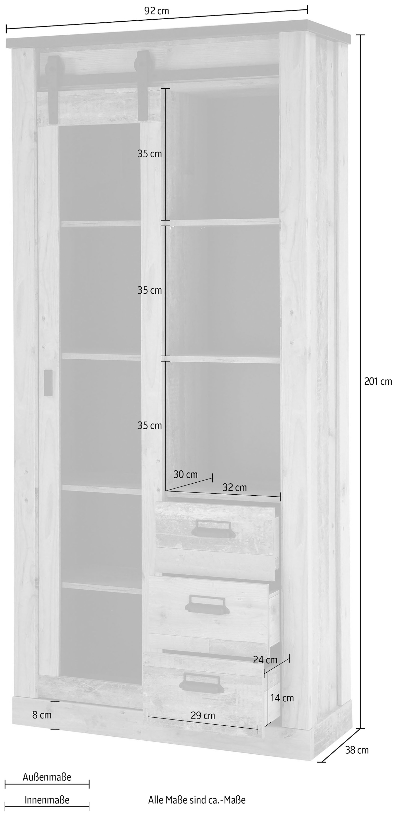Home affaire Vitrine