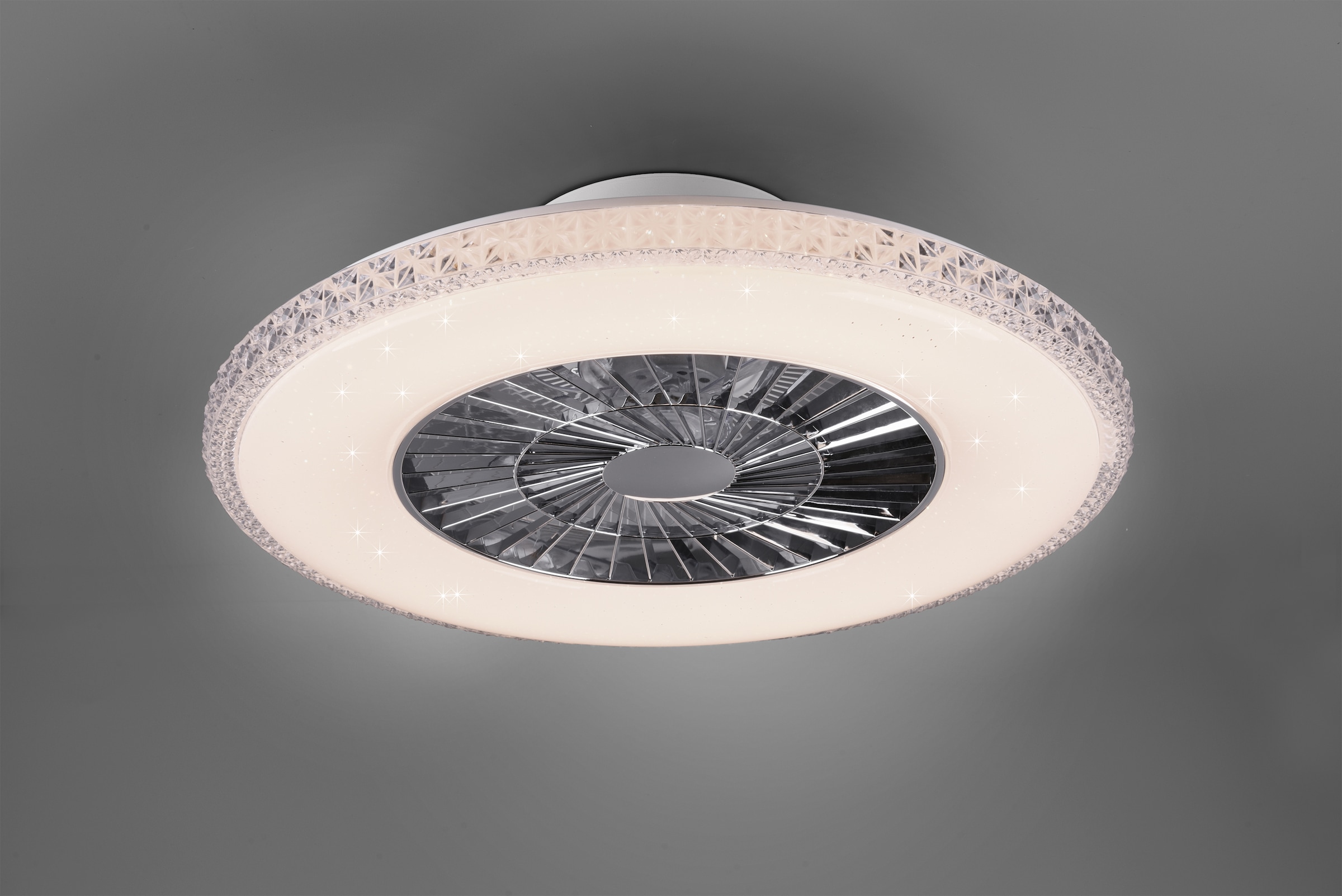 integrierter Dimmer kaufen LED Ventilator, online »Harstad«, Ventilator Deckenleuchte Nachtlicht. Leuchte und und getrennt TRIO Fernbedienung, mit Leuchten schaltbar