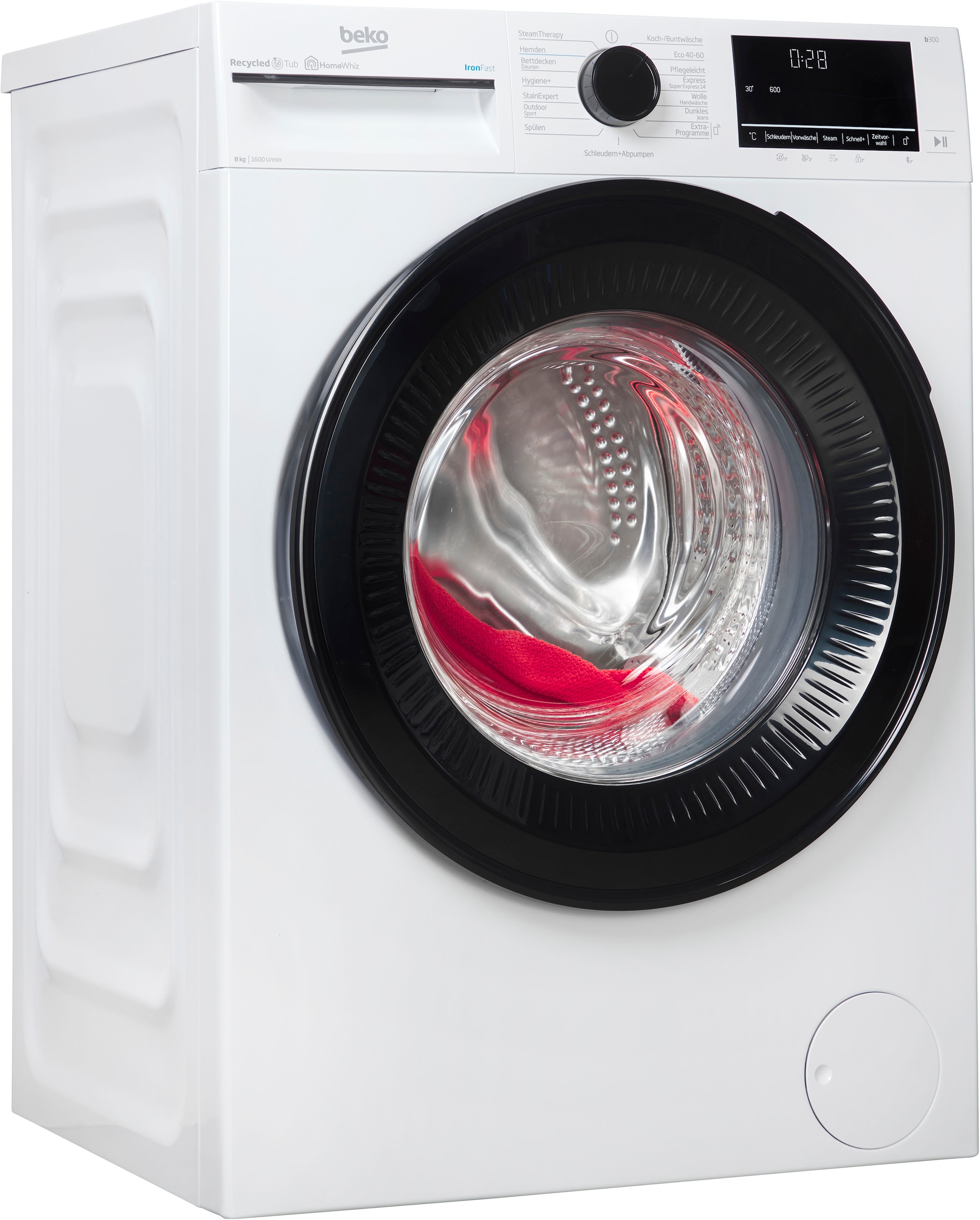 BEKO Waschmaschine »B3WFR58615W 7003440003«, 8 kg, 1600 U/min günstig online kaufen