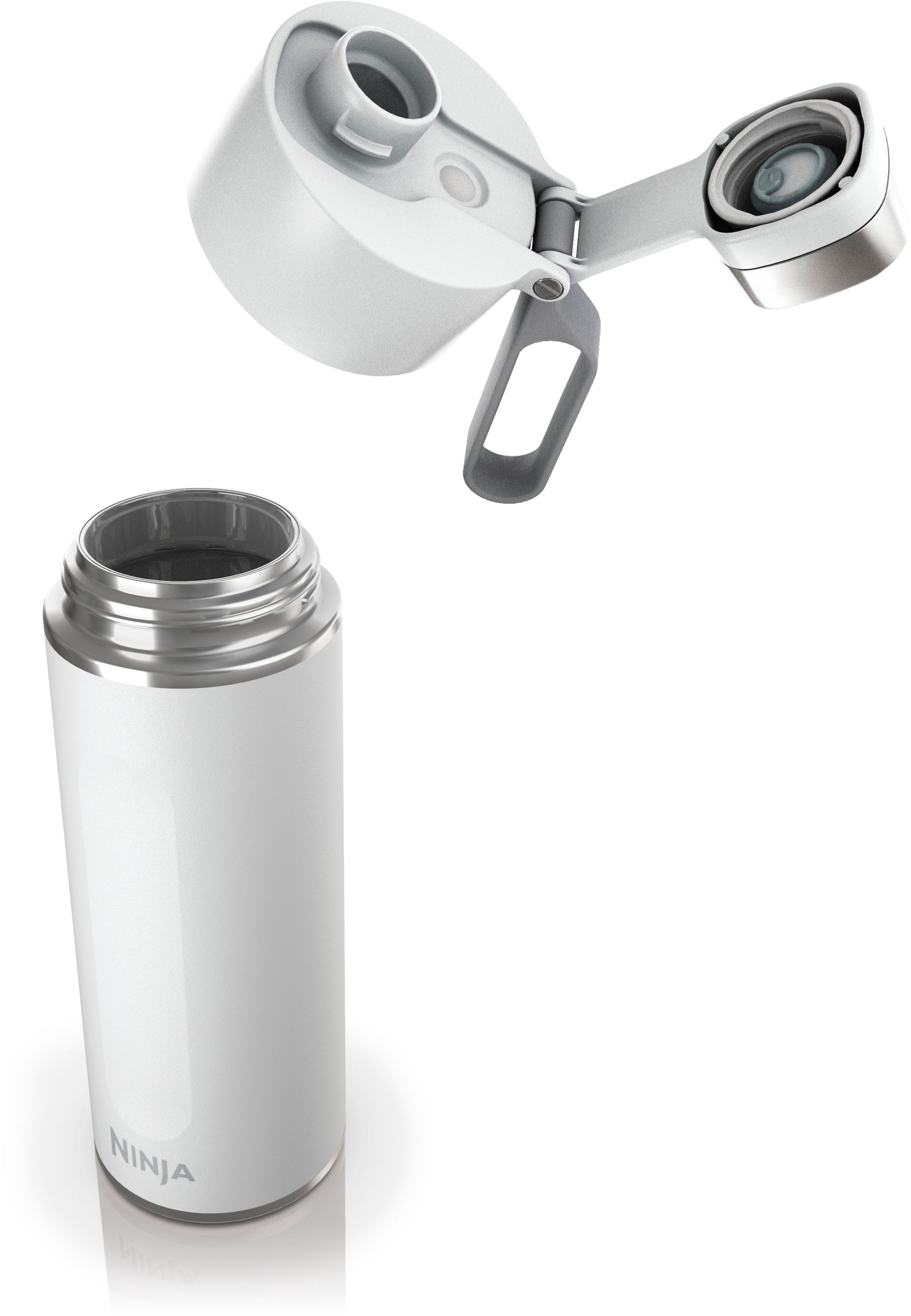 NINJA Isolierflasche »Ninja Thirsti Reiseflasche – 530 ml DW1801EUU / 700 ml DW2401EUU«, Getränke bleiben 24 Stunden kalt, 12 Stunden heiß, Eis hält 2 Tage