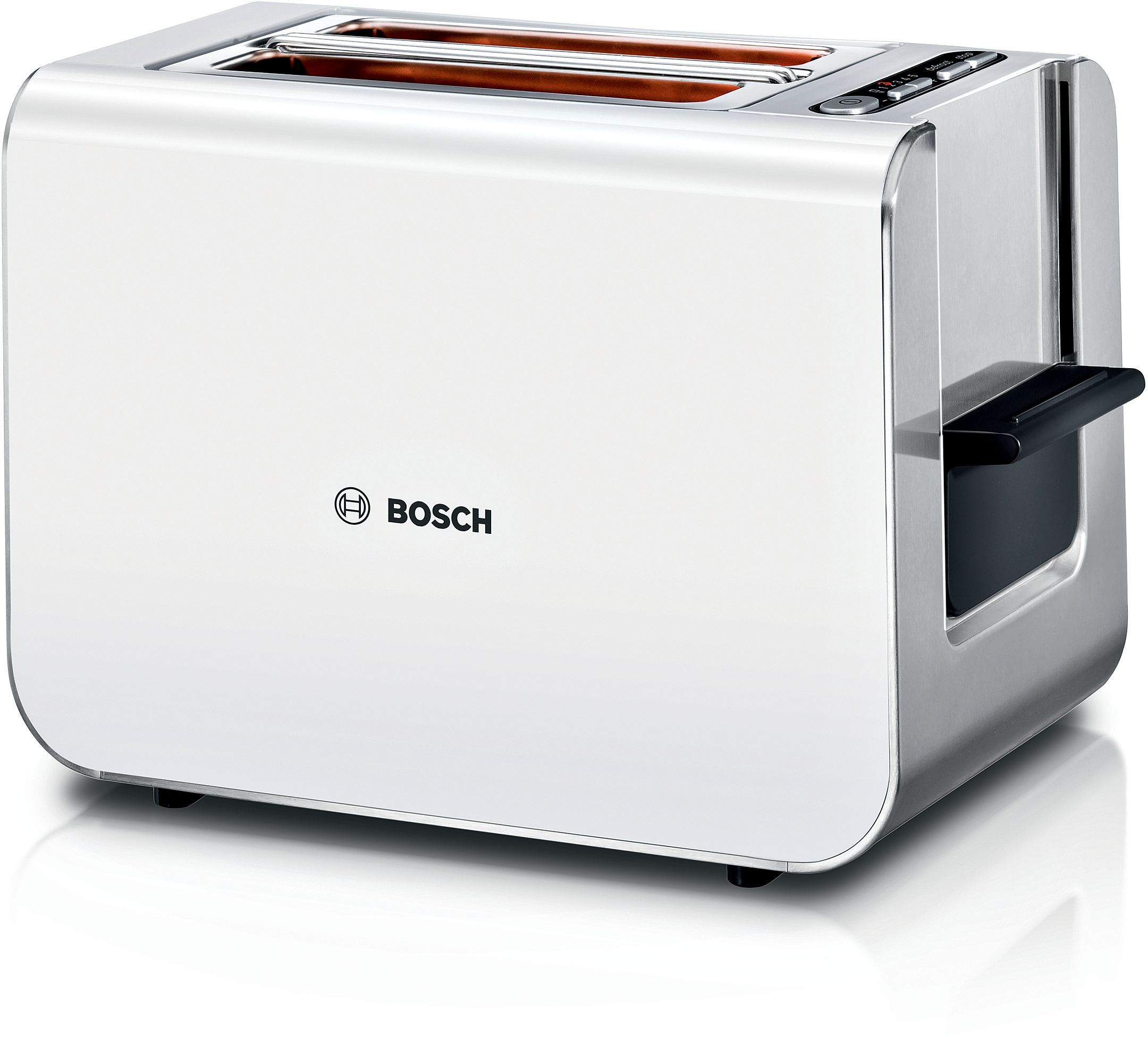 BOSCH Toaster »Styline TAT8611N, integrierter Brötchenaufsatz, Liftfunktion,«, 860 W,...