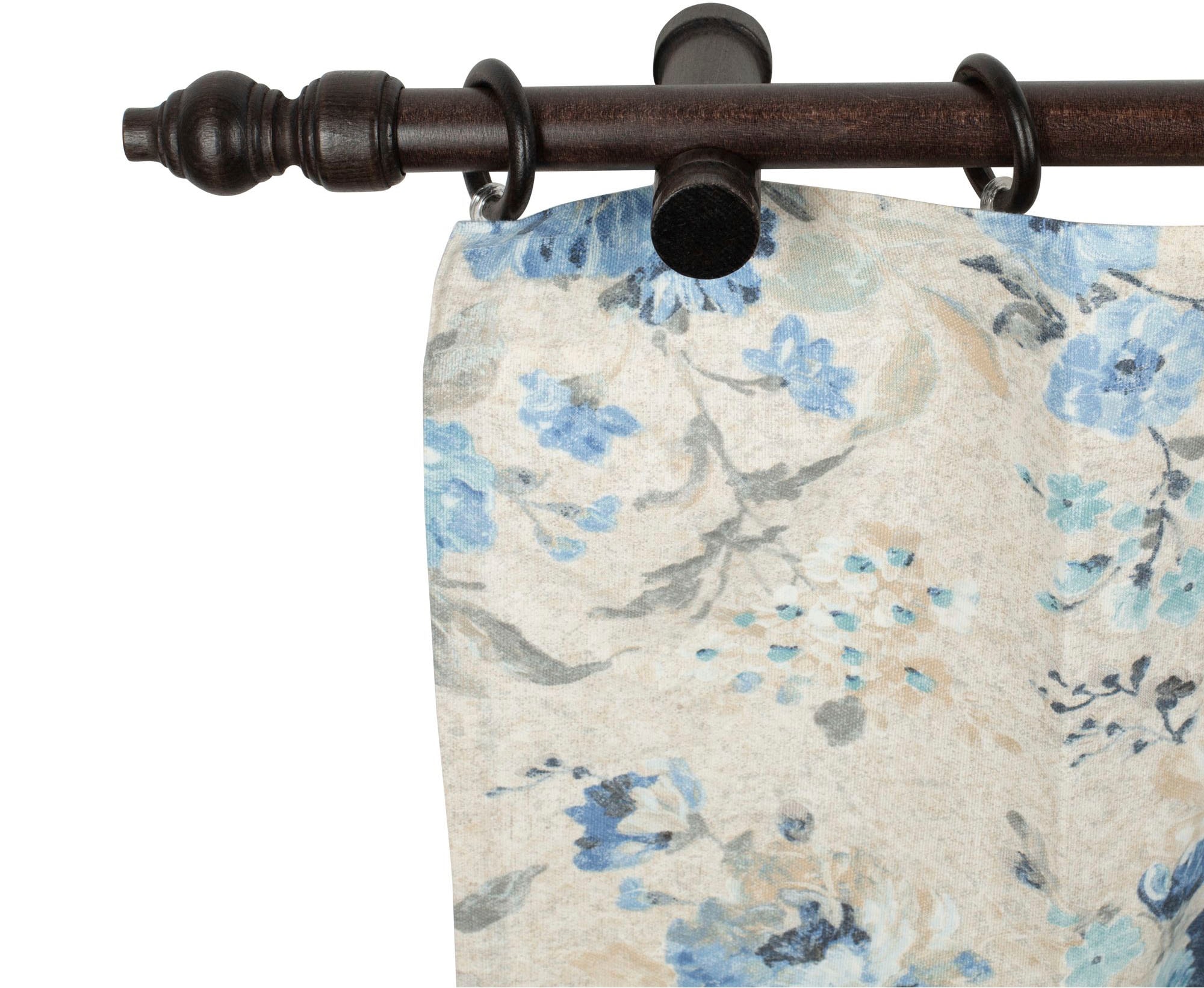 SN DECO GROUP Gardinenstange »Filigrano« 1 läufig-läufig Fixmaß 28 mm, Holz, verschiedene Längen und Farben, Komplettset