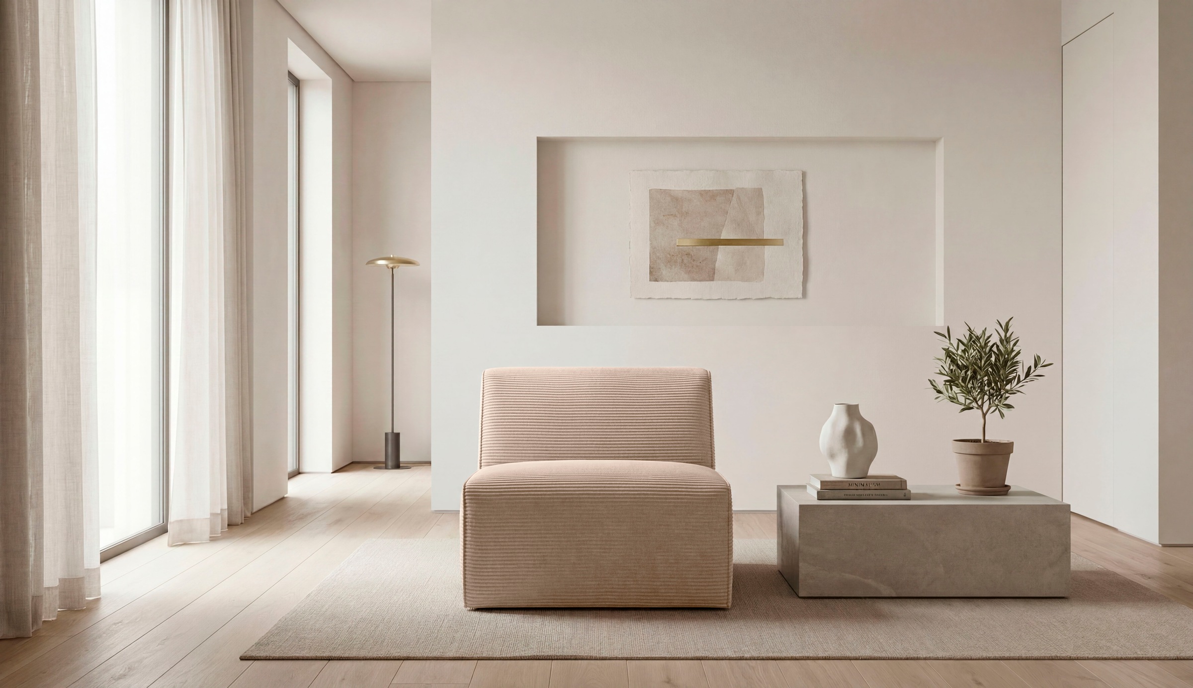 OTTO home Sofaelement »Clayton Breite 76 cm« in einem trendigen Cord-Bezug