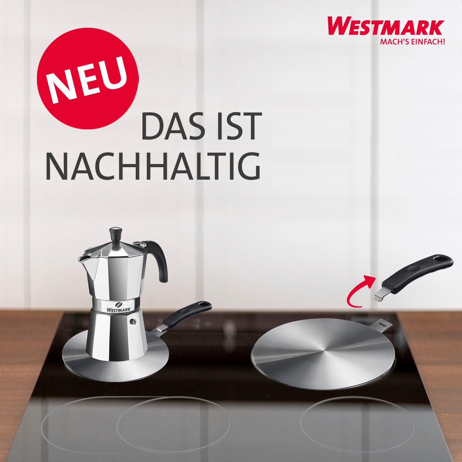 WESTMARK Kochfeld-Adapter, Induktionsadapterplatte
