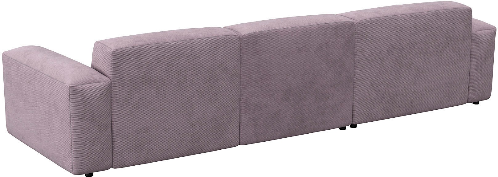 FLEXLUX Ecksofa »Lucera bequem und komfortabel durch hochwertigen Sitzaufbau, L-Form«, modern & anschmiegsam, Kaltschaum, Stahl-Wellenunterfederung
