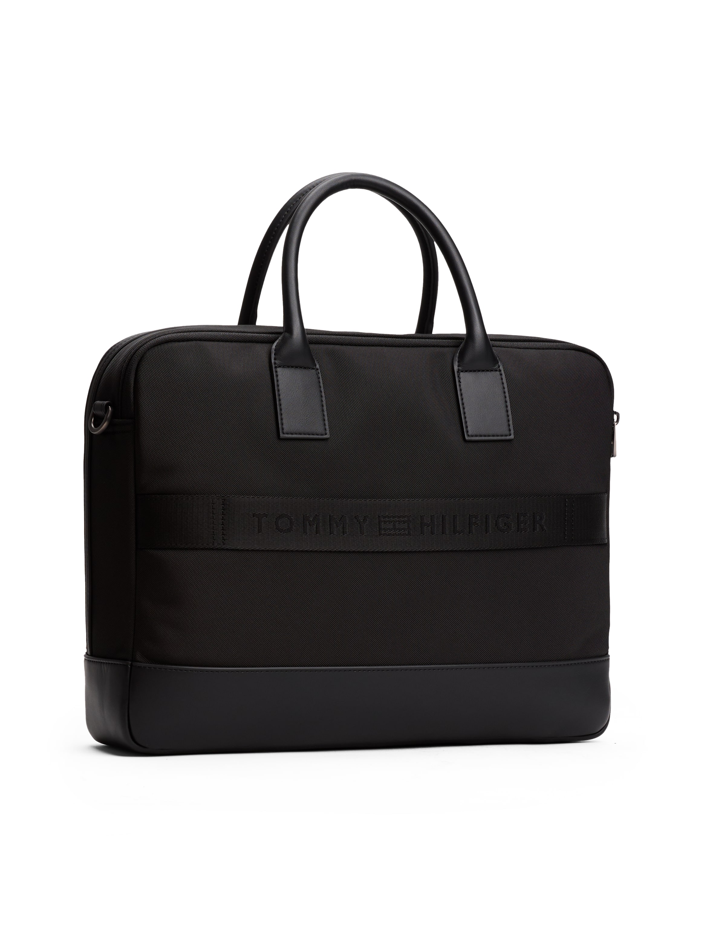 Tommy Hilfiger Laptoptasche »TH NYLON TRAVEL COMPUTER BAG«, Geschäftstasche, Messenger Bag, ideal für Geschäftsreise