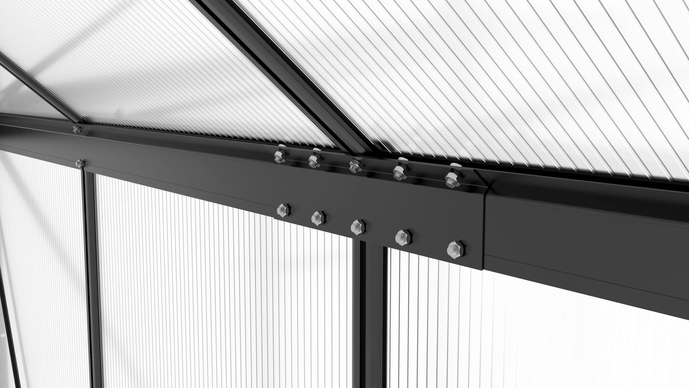 KONIFERA Gewächshaus mit Fundamentrahmen