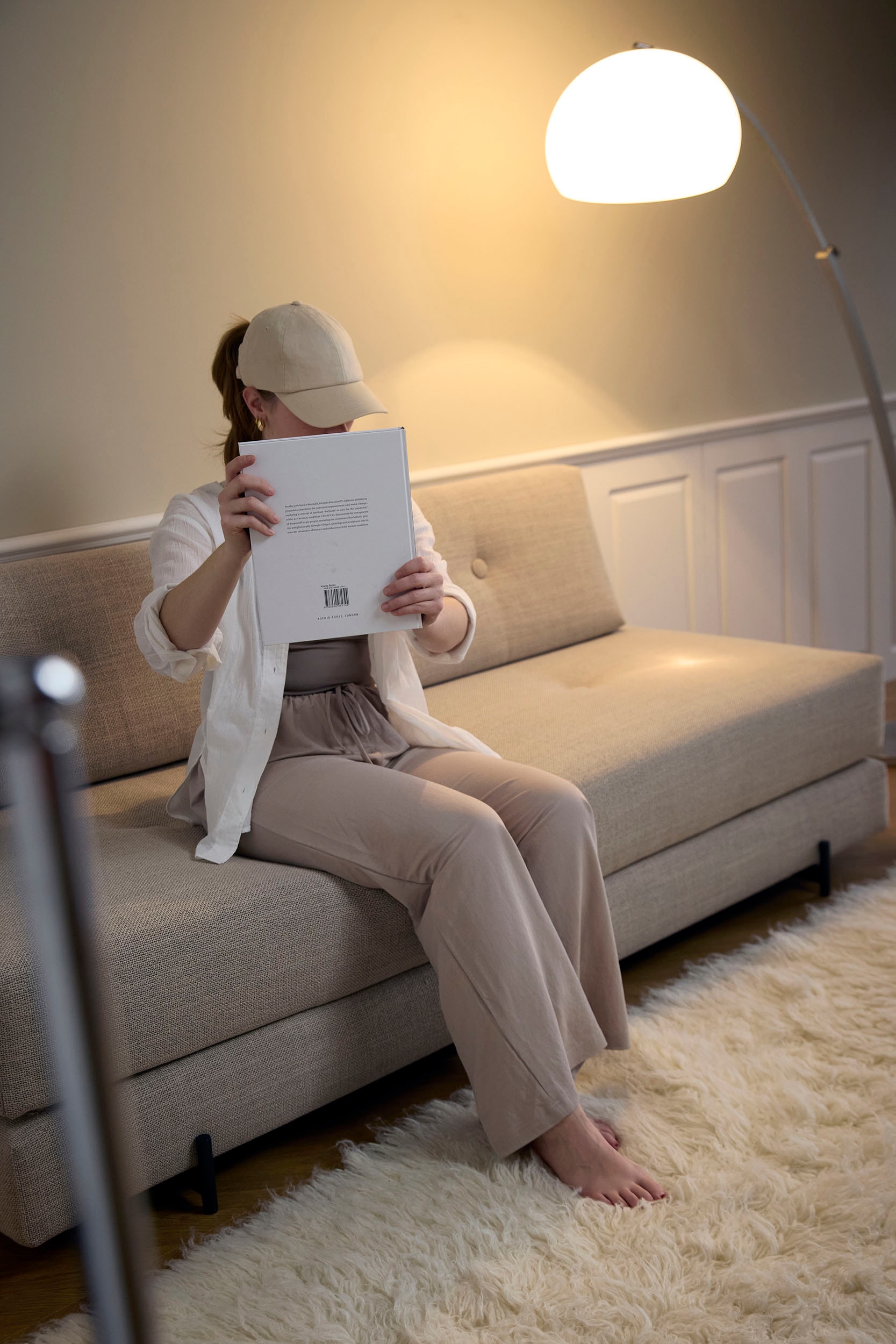 INNOVATION LIVING ™ Stapelliege »Sigmund 579 Indu-Beine«, Daybed mit zwei Federkernmatratzen, Fußteil Eiche natur