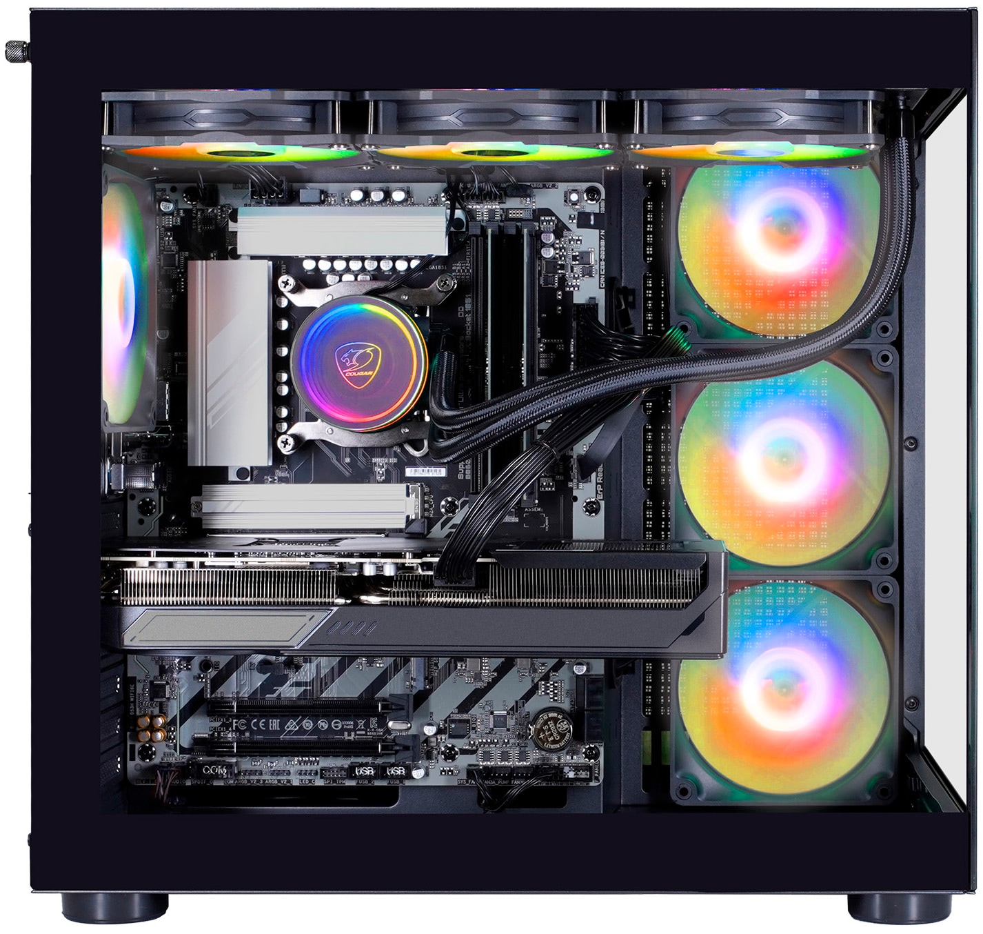 Cougar Gaming-PC »FV150 BK Intel Core Ultra 5 250KF Plus 32GB DDR5 1TB SSD« Windows 11, DDR5 RAM