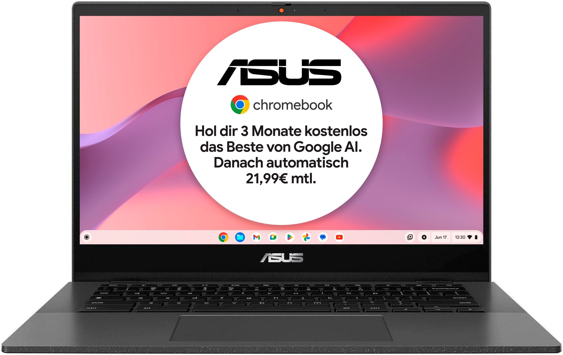 Asus Chromebook »CM1402CM2A-EK0135«, 35,6 cm, / 14 Zoll, MediaTek, Kompanio, Mali-G52 MC2, 128 GB SSD, ChromeOS, Clamshell Laptop with Full HD Panel