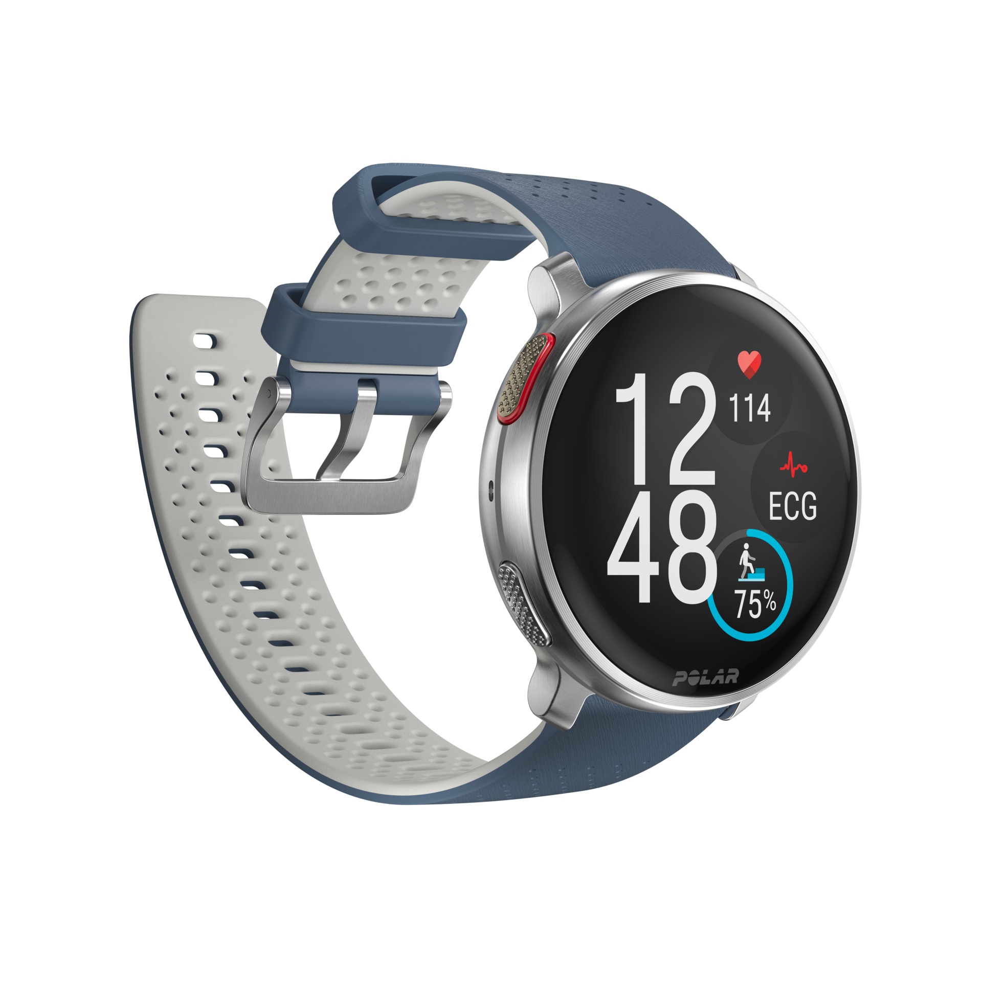 Polar Smartwatch »VANTAGE V3«, (3,5 cm / 1,39 Zoll), 32 GB, Premium-Multisportuhr Silikon-Armband S-L)