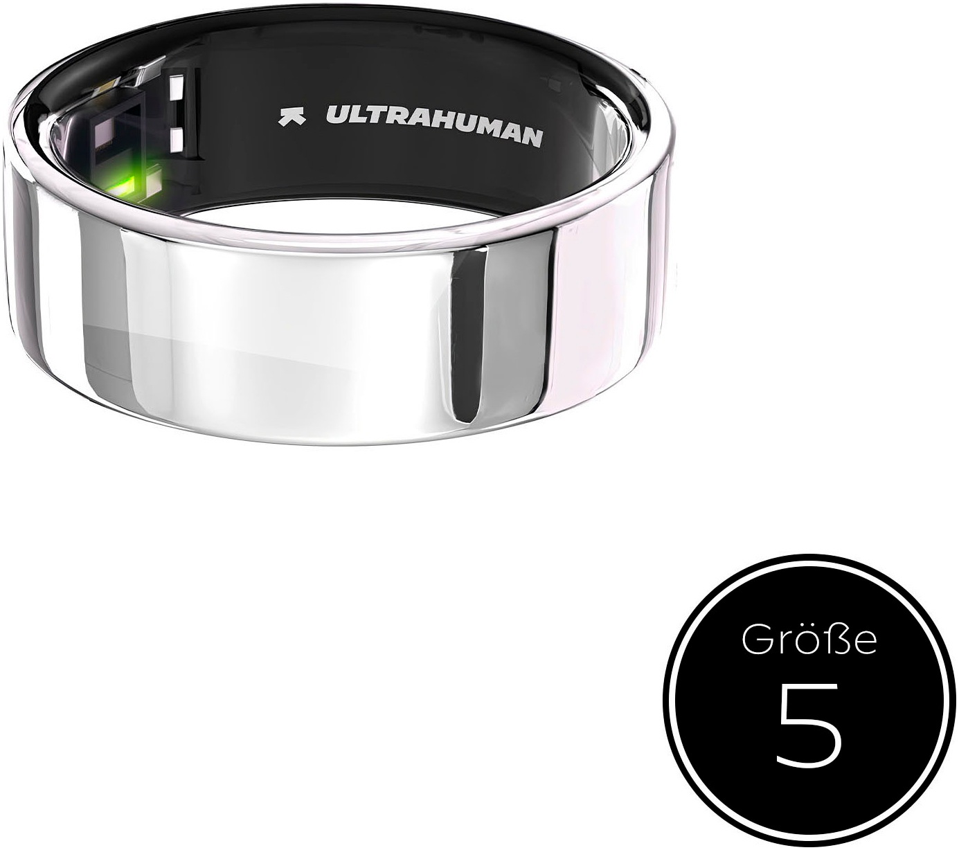ULTRAHUMAN Activity Tracker »Ring AIR - Größe 5« silberfarben + Space Silver