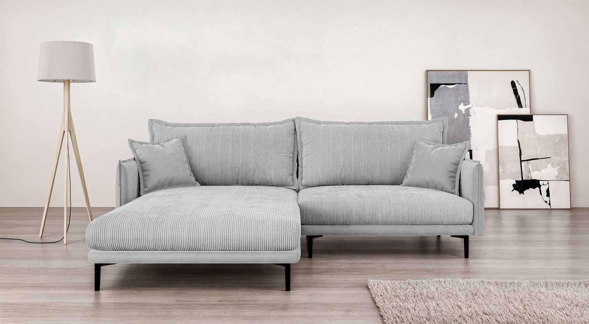INOSIGN Ecksofa »ALEXANDRIA mit Recamiere rechts oder links bestellbar, mod günstig online kaufen