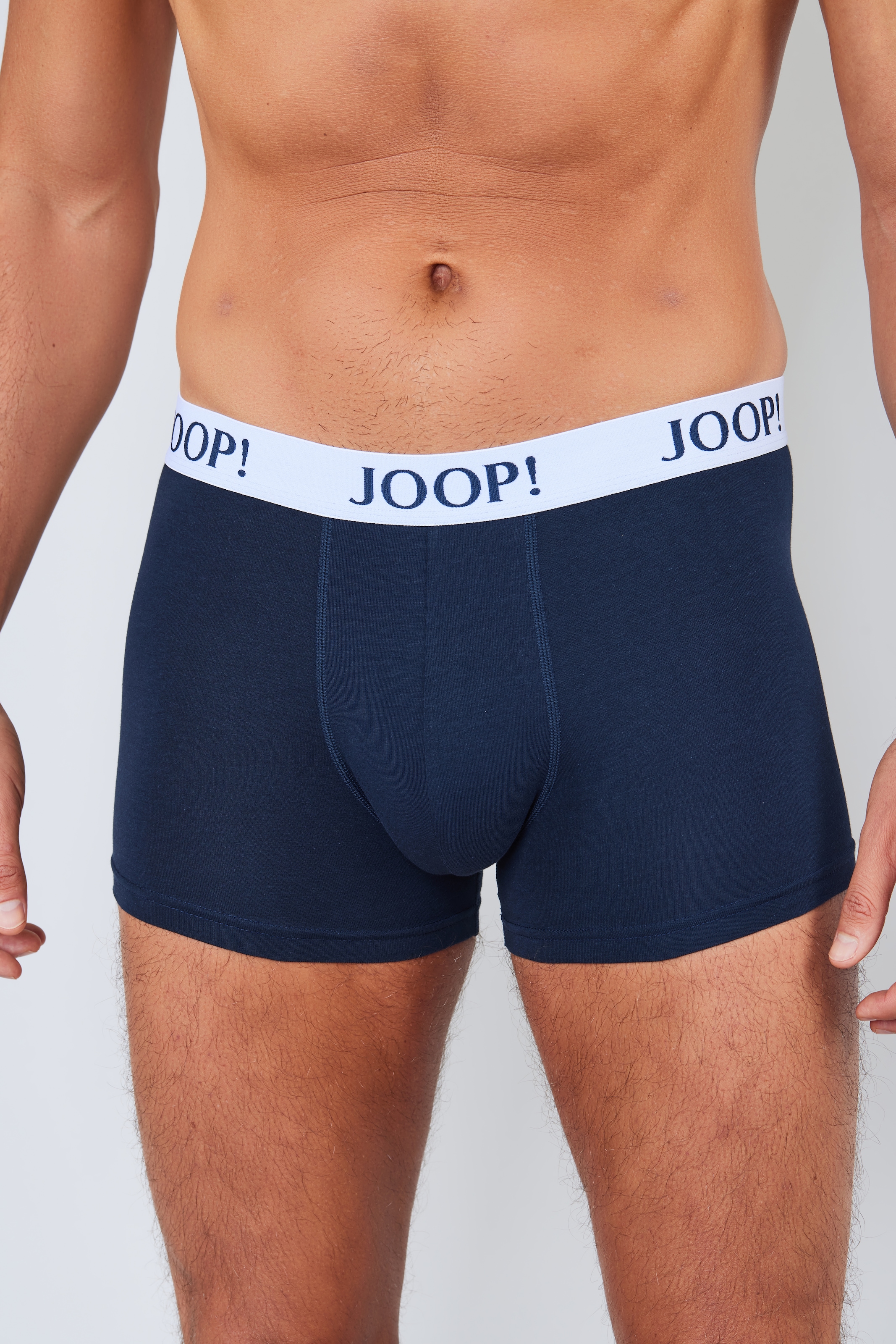 JOOP! Boxershorts »Everyday« 3er Pack,  mit angesetztem Logo-Elastikbund