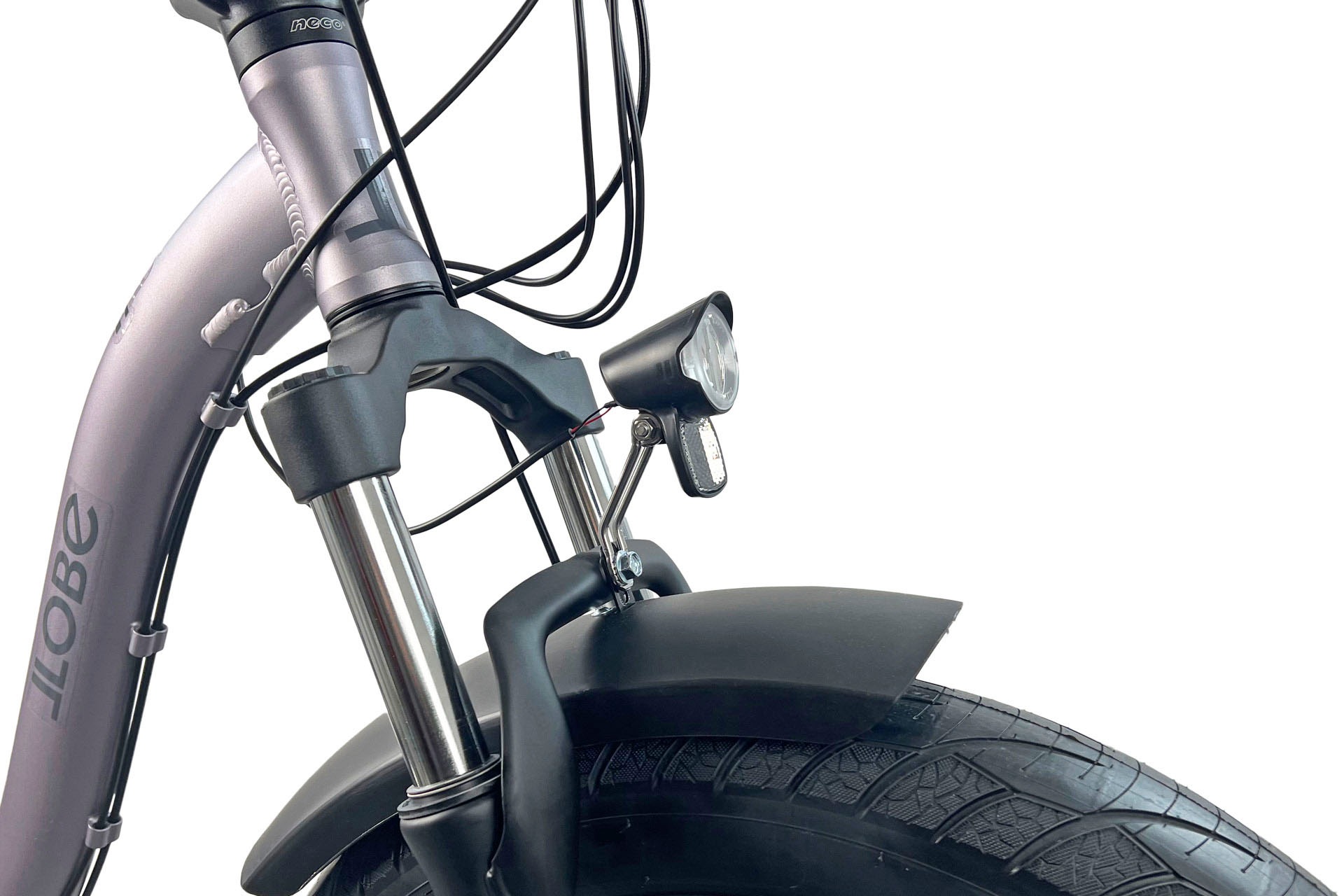 LLobe »Elektro Faltrad 20" Terrain grau« 7 Gang Shimano Tourney Schaltwerk Kettenschaltung Heckmotor 250 W