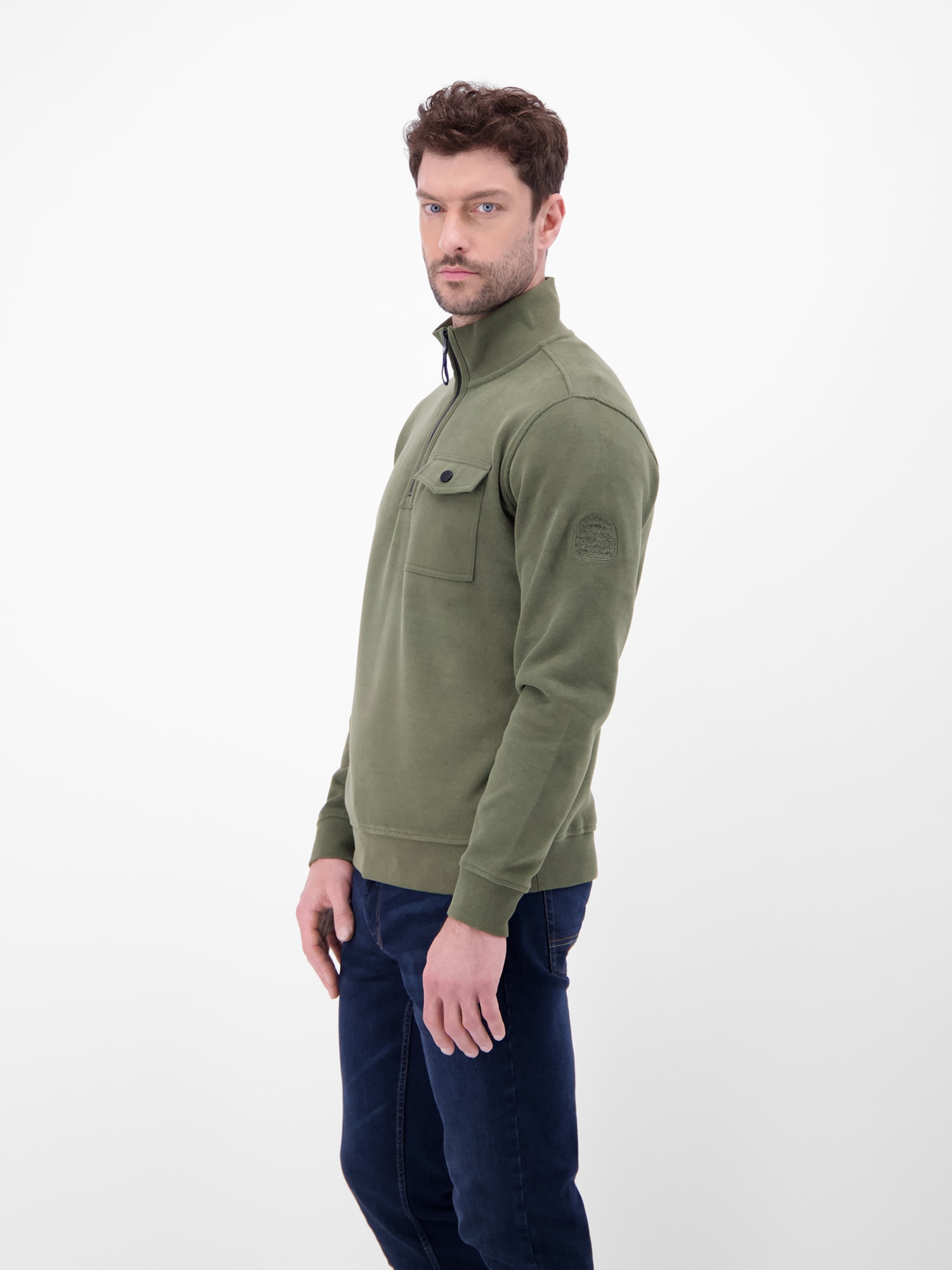 LERROS Sweatshirt »Herren Troyer, stylisch-legér«
