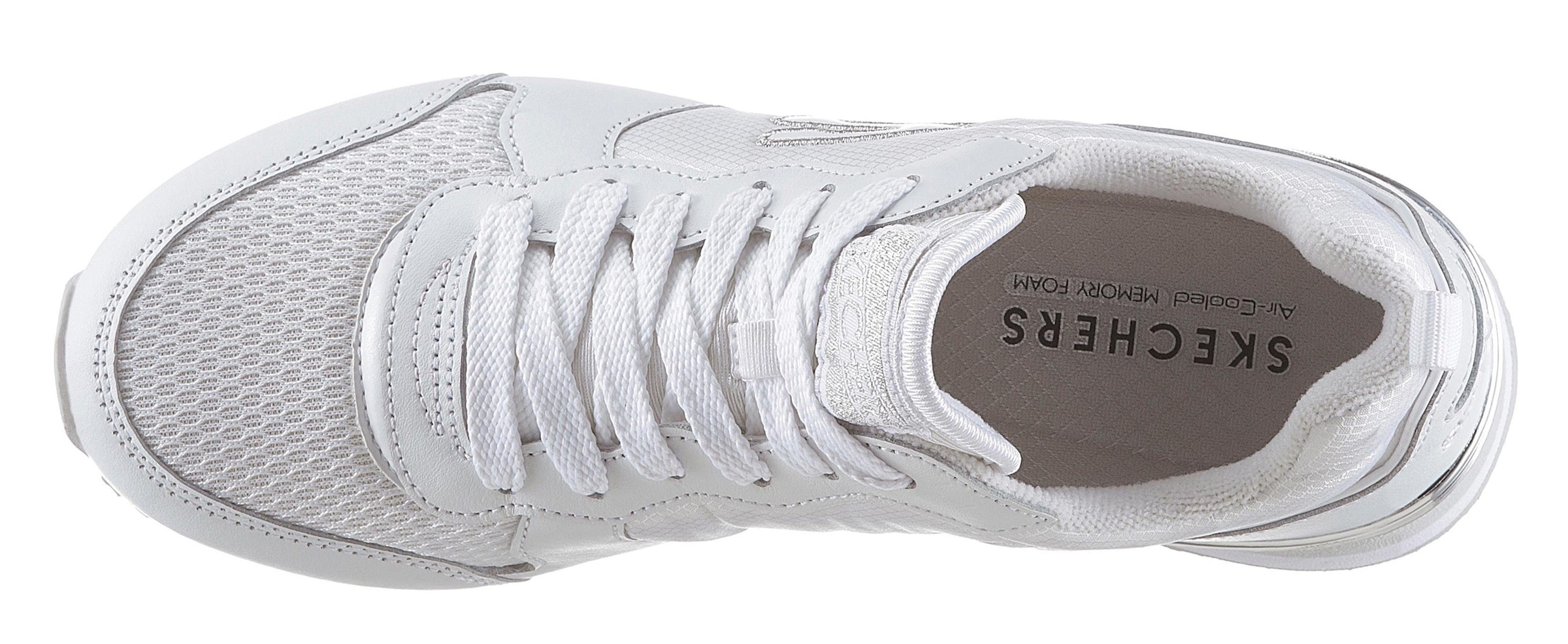 Skechers Sneaker »Gold´n Gurl«, mit Metallic-Details
