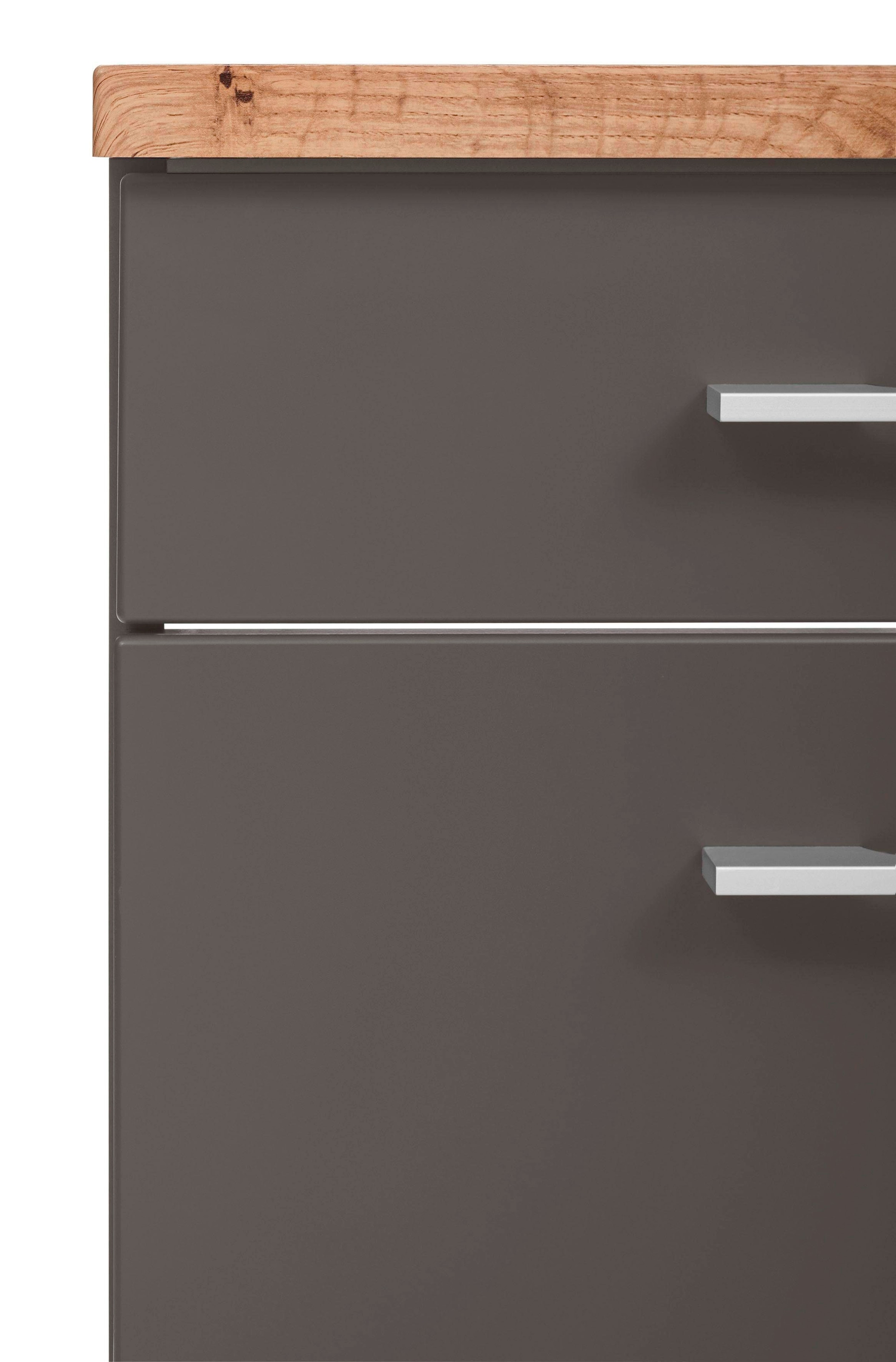 welltime Waschbeckenunterschrank »Davos«, Badmöbel, Waschtisch inkl. Waschbecken, Breite 90 cm