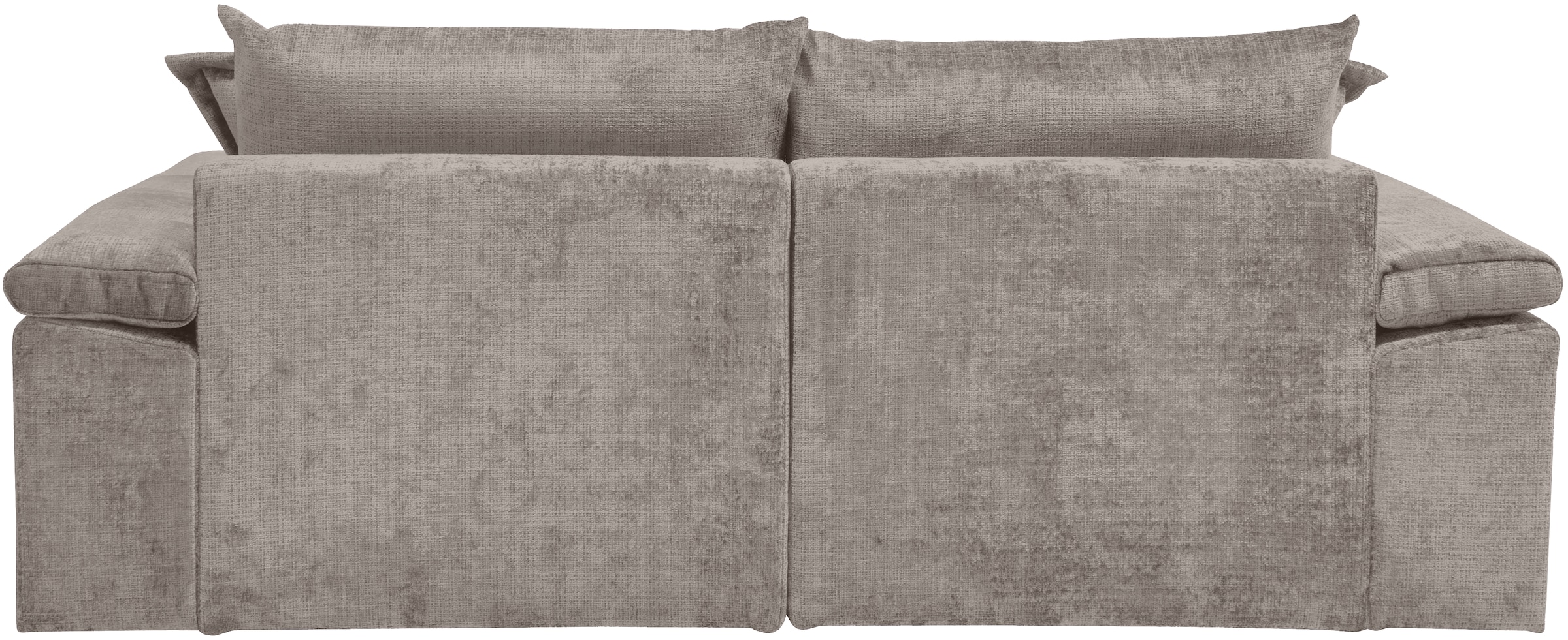 Home affaire Ecksofa »Soft&Cosy XL L-Form, B: 246 cm«, Mega-Sofa, Cord oder Chenille-Struktur, mit Federkern & 4 Zierkissen