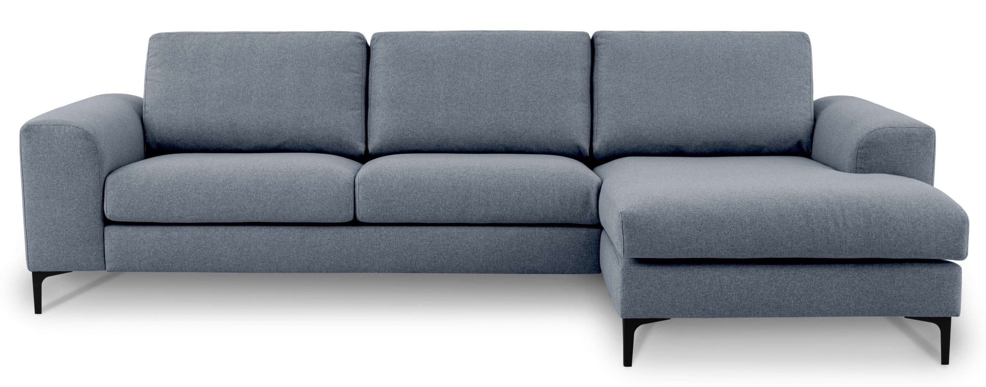 OTTO home Ecksofa »Henry, L-Form, Breite 294 cm« mit Metallbeinen, Wellenunterfederung, wasserabweisender Stoff