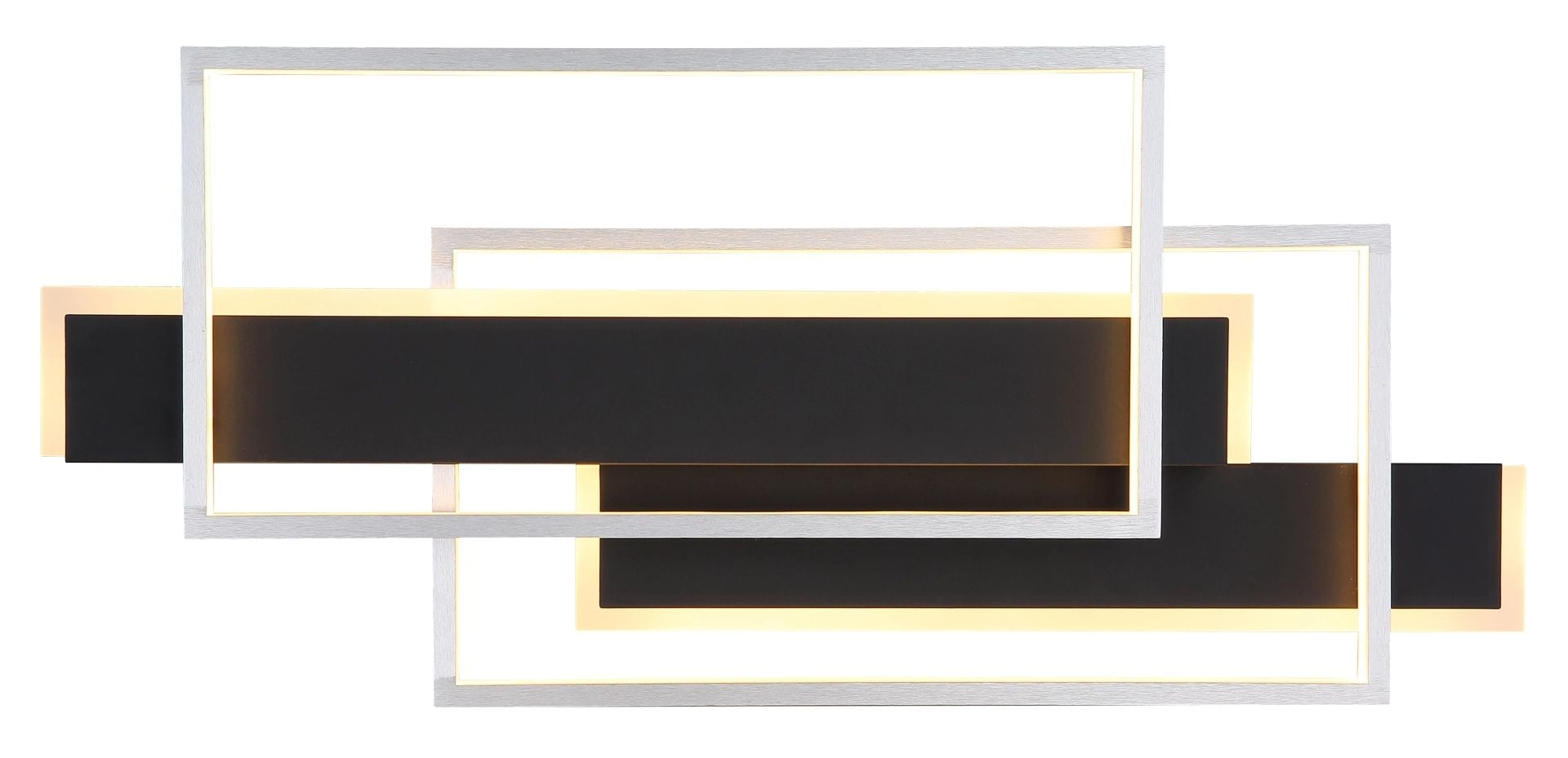 GLOBO LIGHTING LED Deckenleuchte »FINNLEY« LED-Modul 1 Stk. Warmweiß Deckenlampe, modern, Designlampe, Wohnzimmer, Schlafzimmer