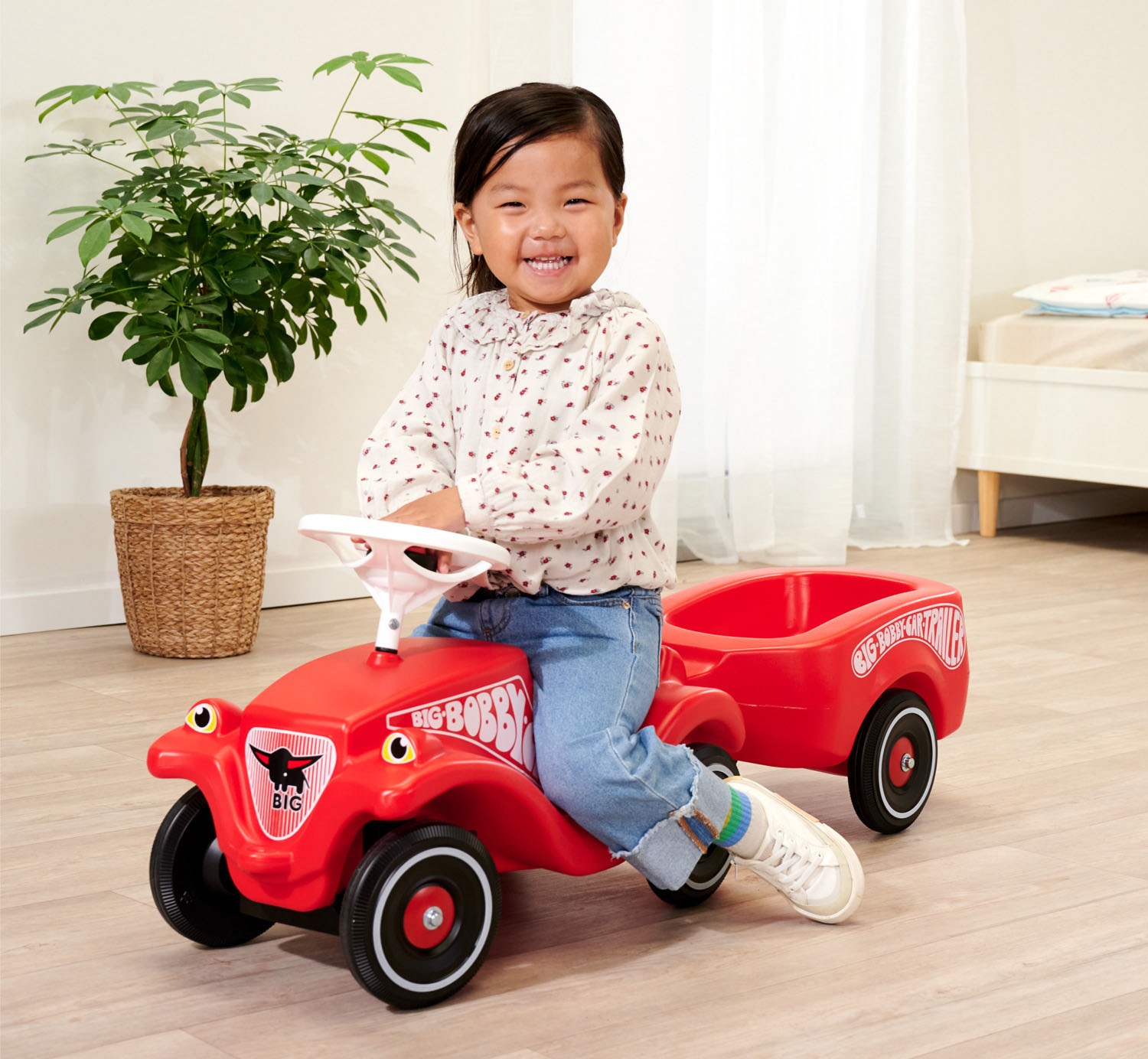 BIG Kinderfahrzeug-Anhänger »BIG Bobby-Car-Trailer« Made in Germany