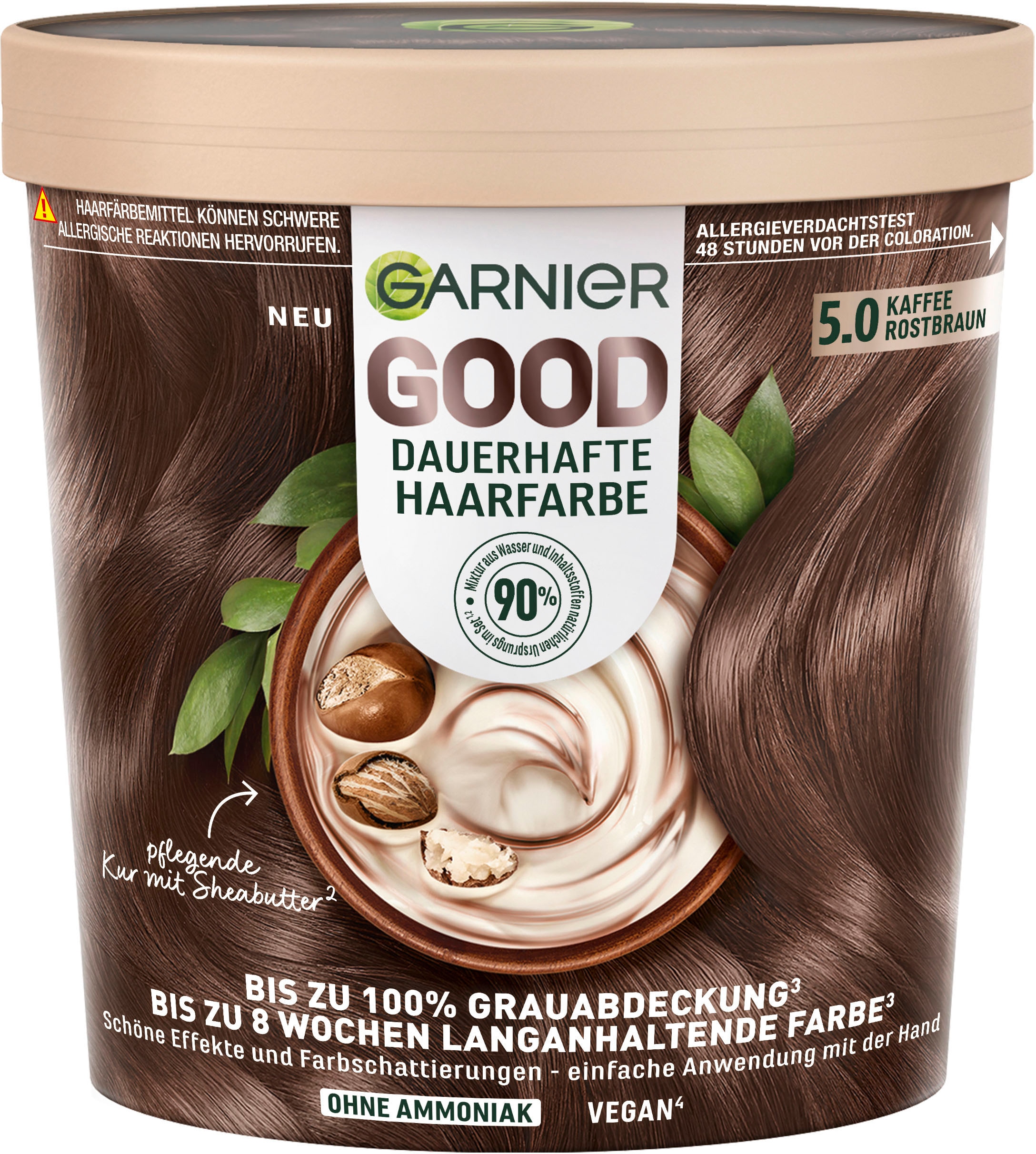 Coloration »Garnier GOOD Dauerhafte Haarfarbe«, mit pflegender Formel