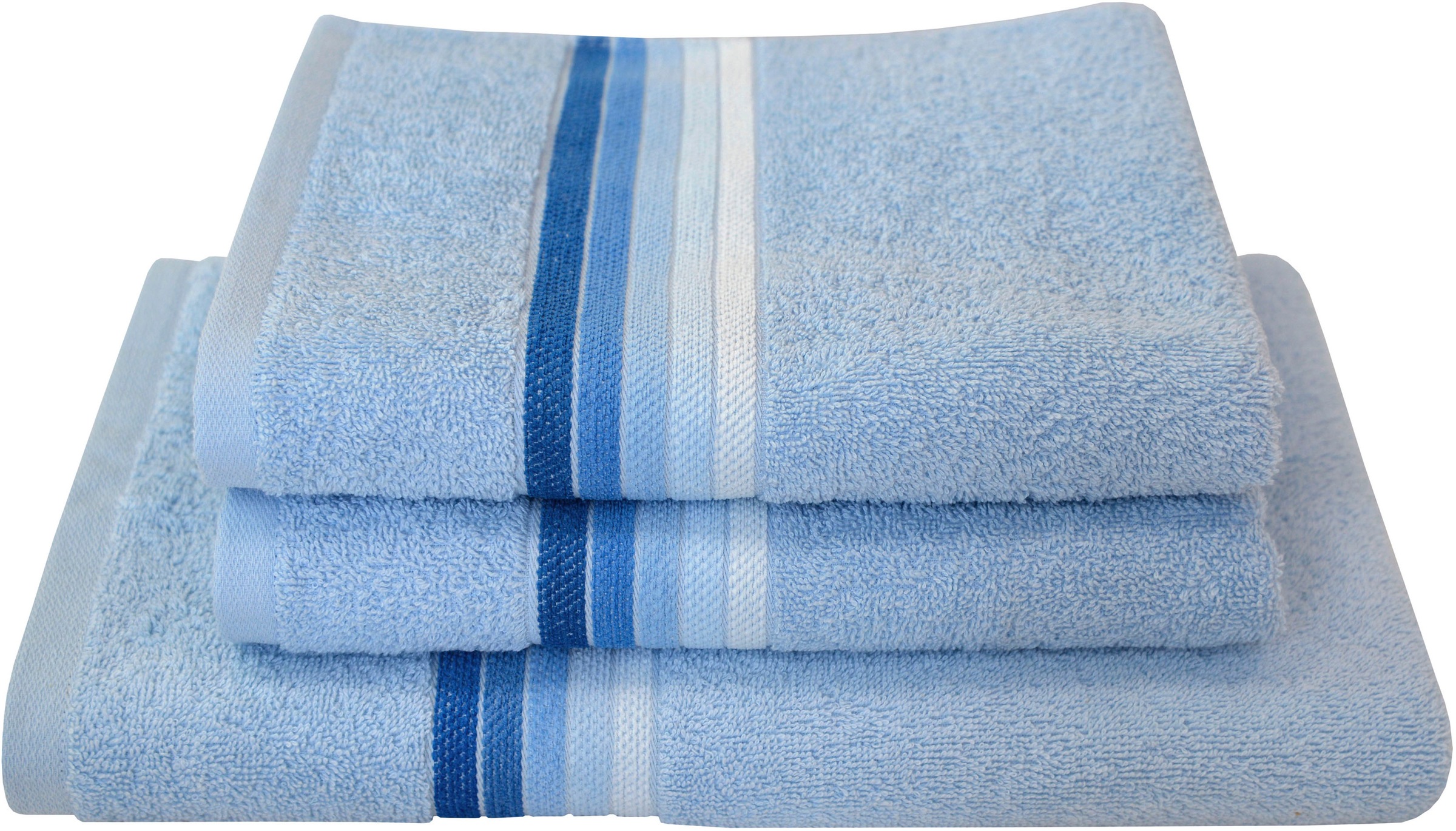 Dyckhoff Handtuch Set »Chenille«, Set, 3 tlg., Frottier, Set beinhaltet: 2x günstig online kaufen