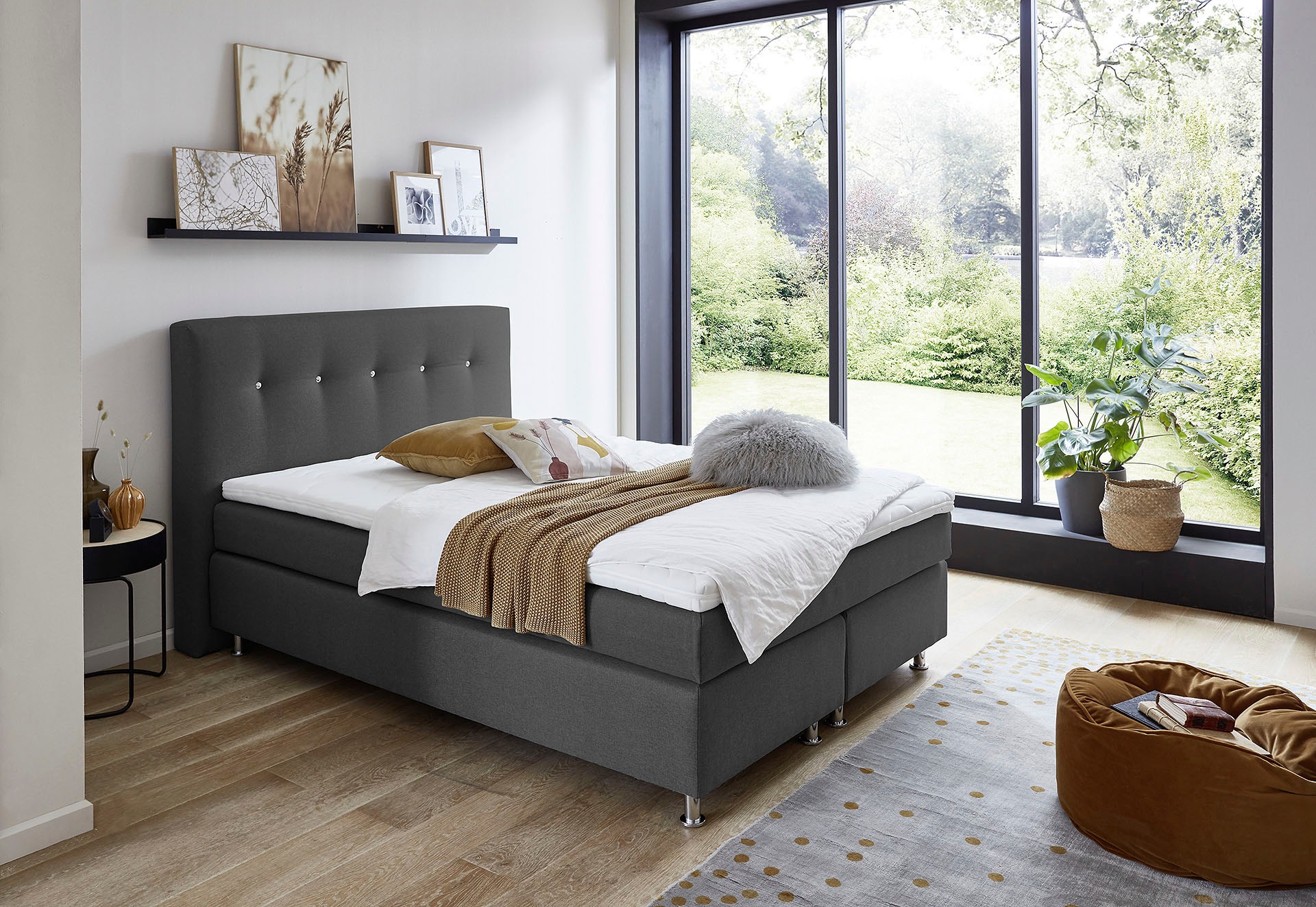 Westfalia Schlafkomfort Boxspringbett mit Topper günstig online kaufen