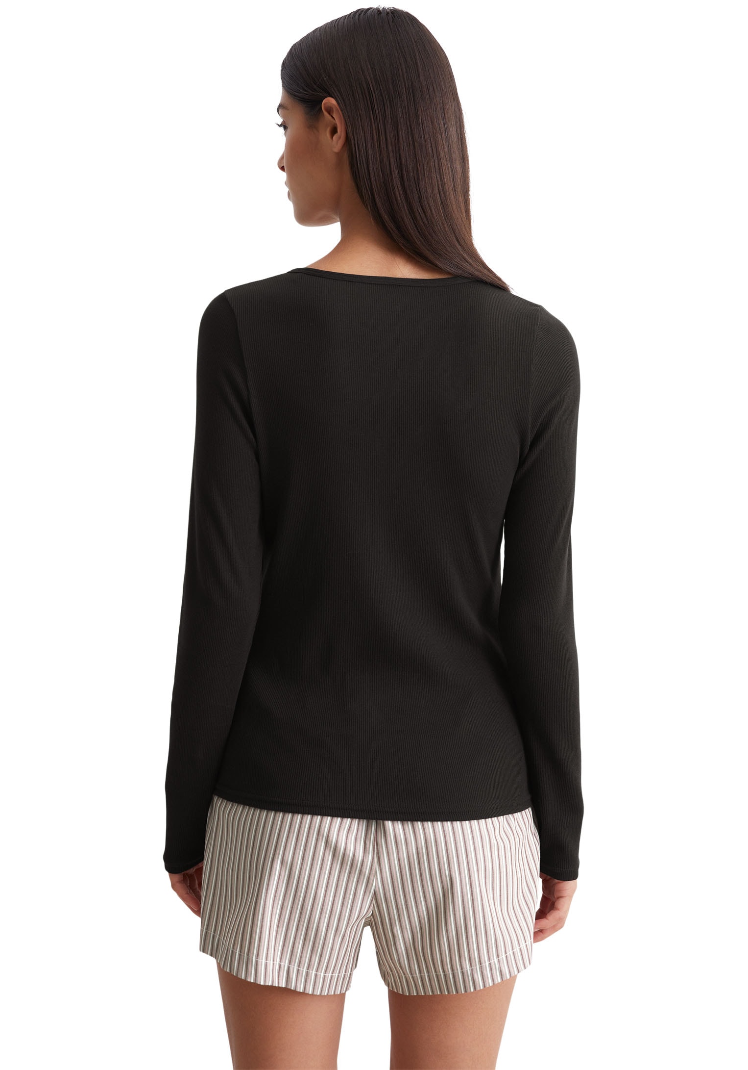 Marc O'Polo Shorty »Mix & Match Cotton-Woven«, (2 tlg.), mit stilvollem Streifendesign