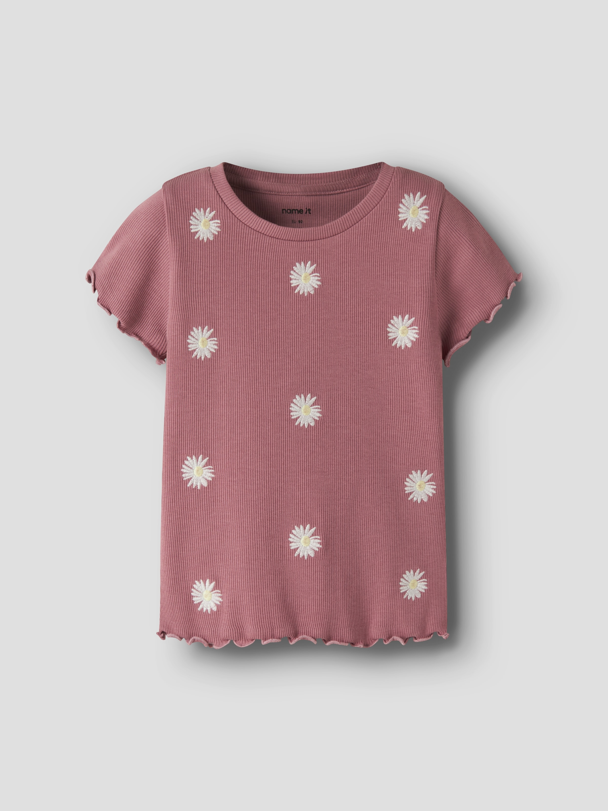 Name It T-Shirt »NMFJOLEMO SS SLIM TOP BOX« Baumwollmischung, slim fit
