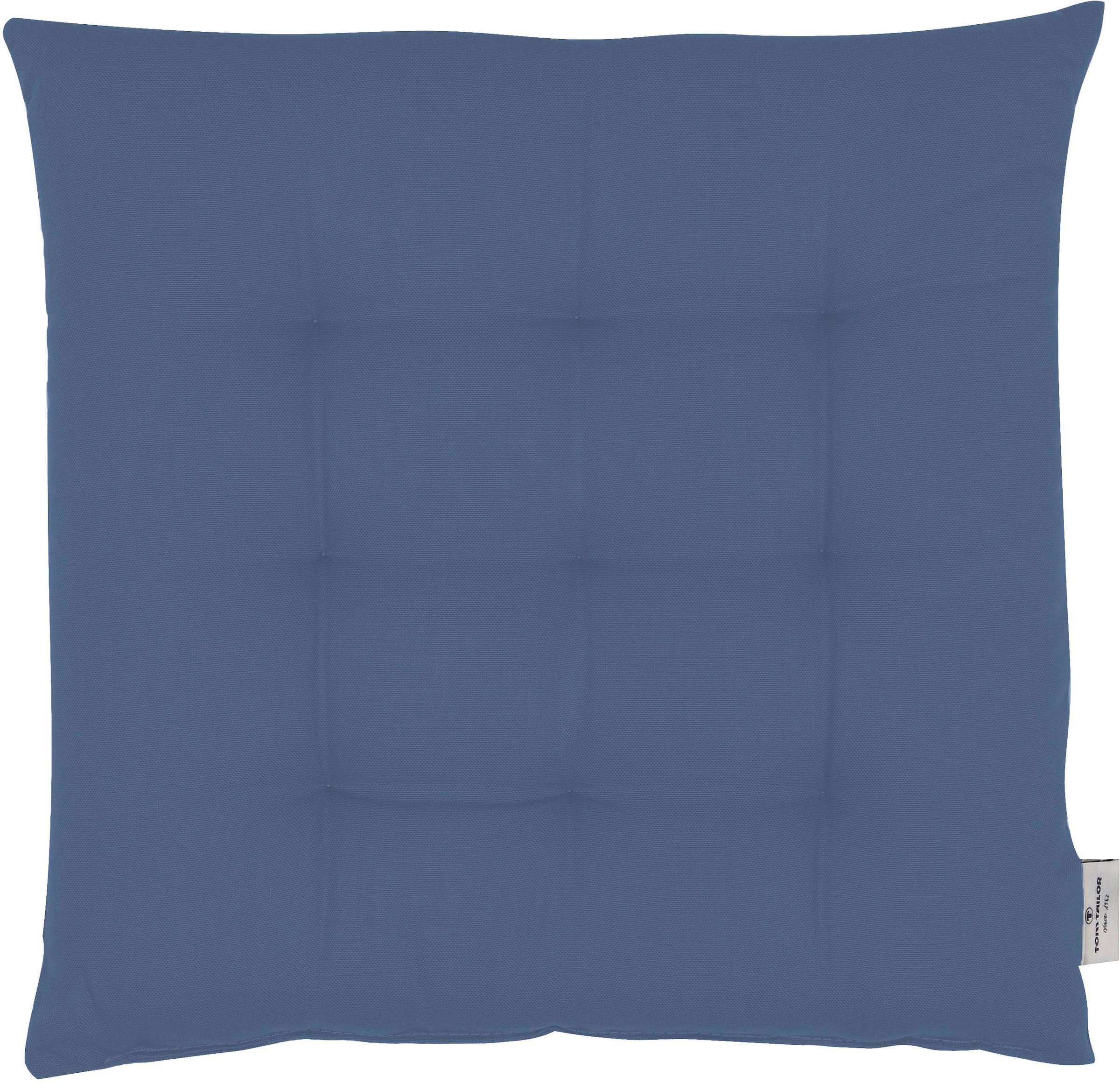 TOM TAILOR HOME Sitzkissen »Dove«, TOM TAILOR unifarbenes, abgestepptes Sit günstig online kaufen