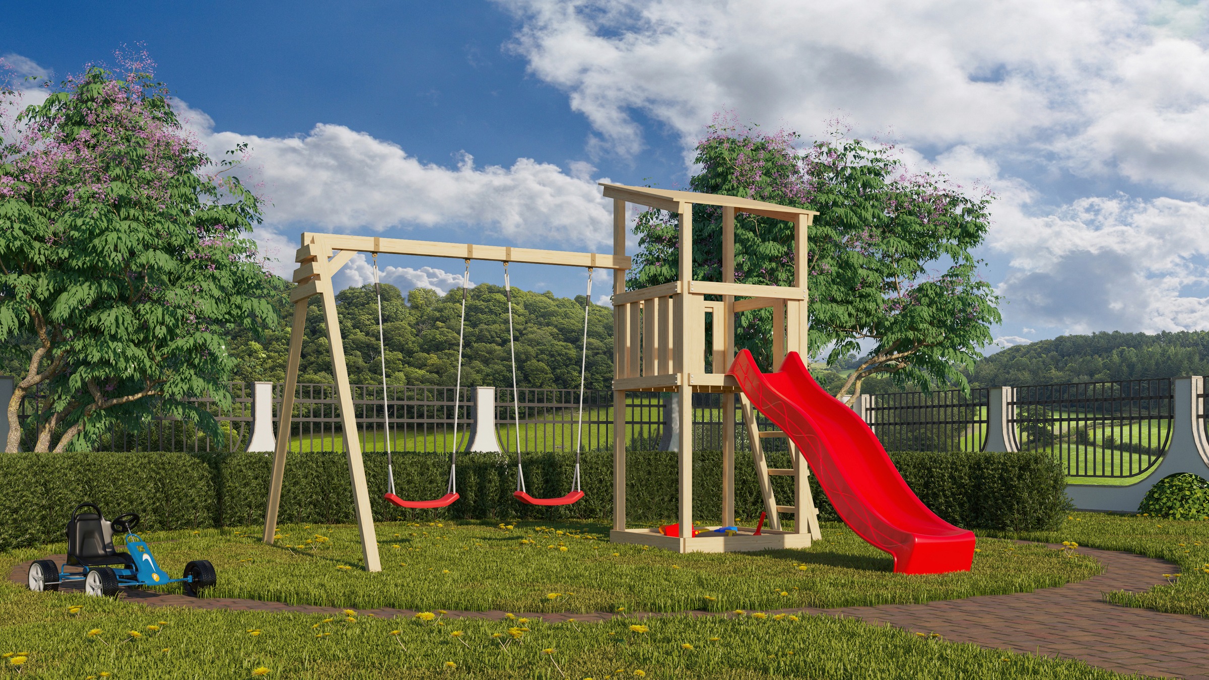 KONIFERA Spielturm »Anna«, BxTxH: 347x264x270 cm