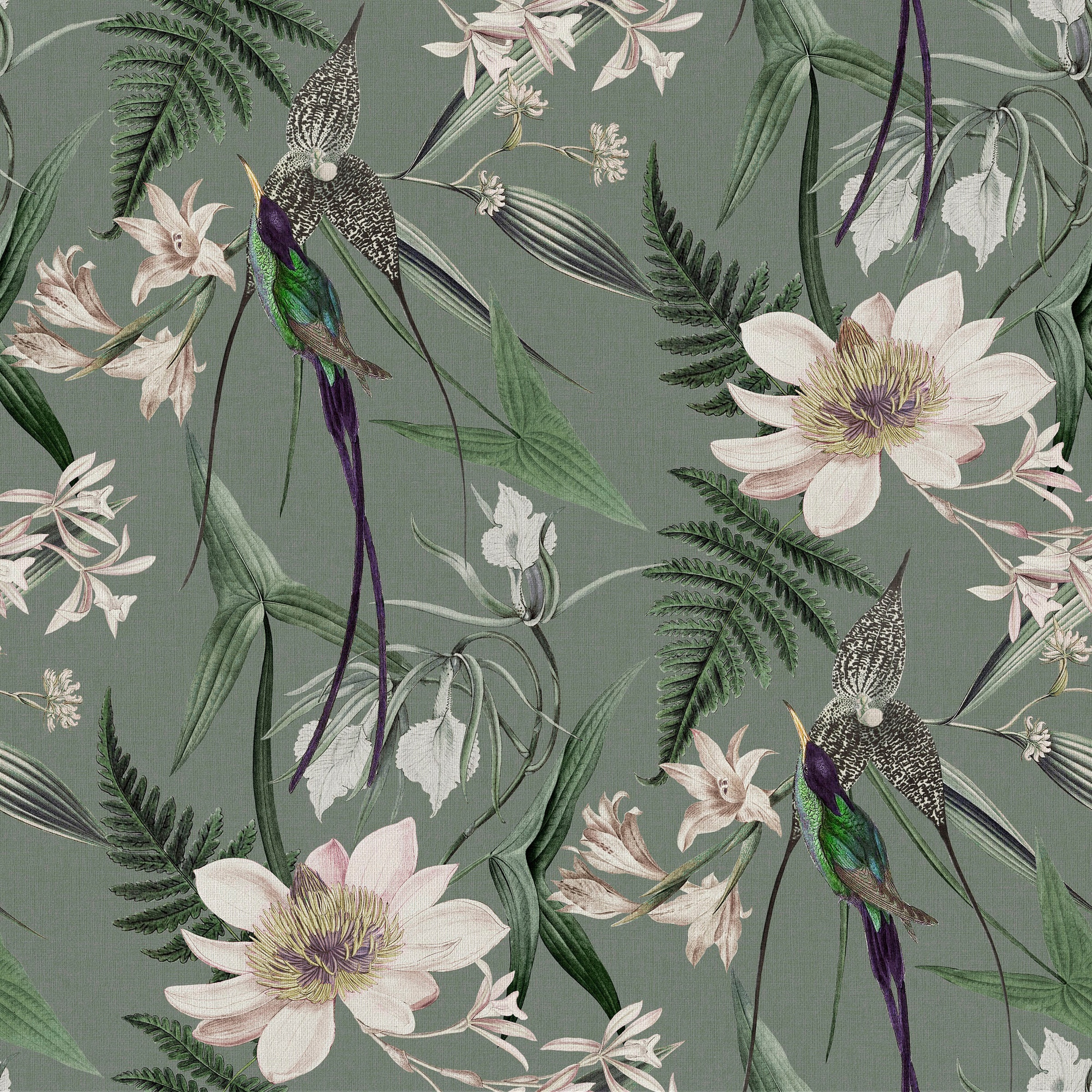 Superfresco Easy Vliestapete »Superfresco Easy Vliestapete PARADISE GARDEN Grun« geblümt aufgeschäumt Superfresco Easy Vliestapete PARADISE GARDEN Grun