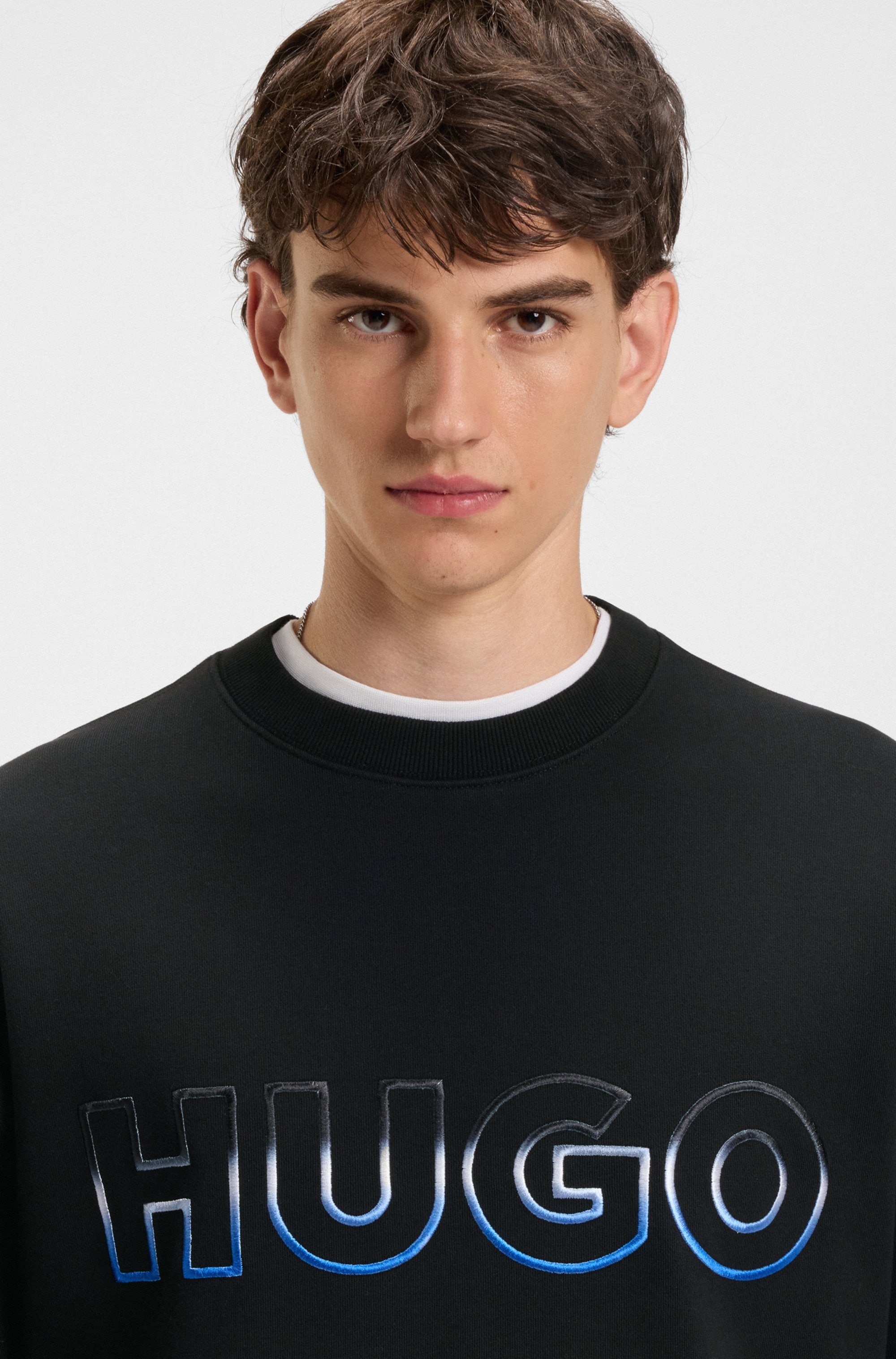 HUGO Blue Sweatshirt »Nogocrew« Rundhalsausschnitt, regular fit, Logodruck