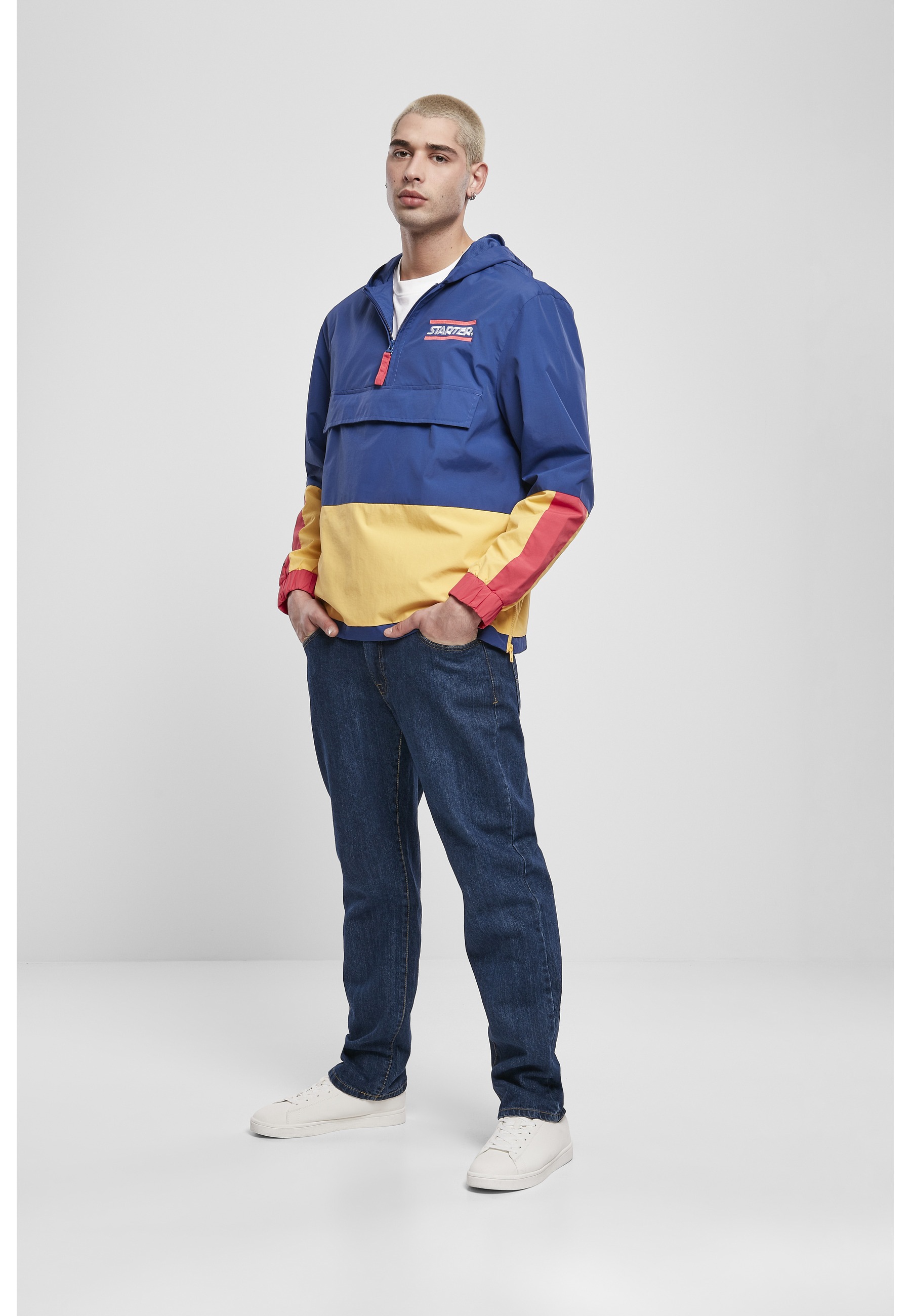 Starter Black Label Allwetterjacke »Starter Black Label Herren Starter Multicolored Logo Windbreaker« 1 Stk. tlg. mit Kapuze