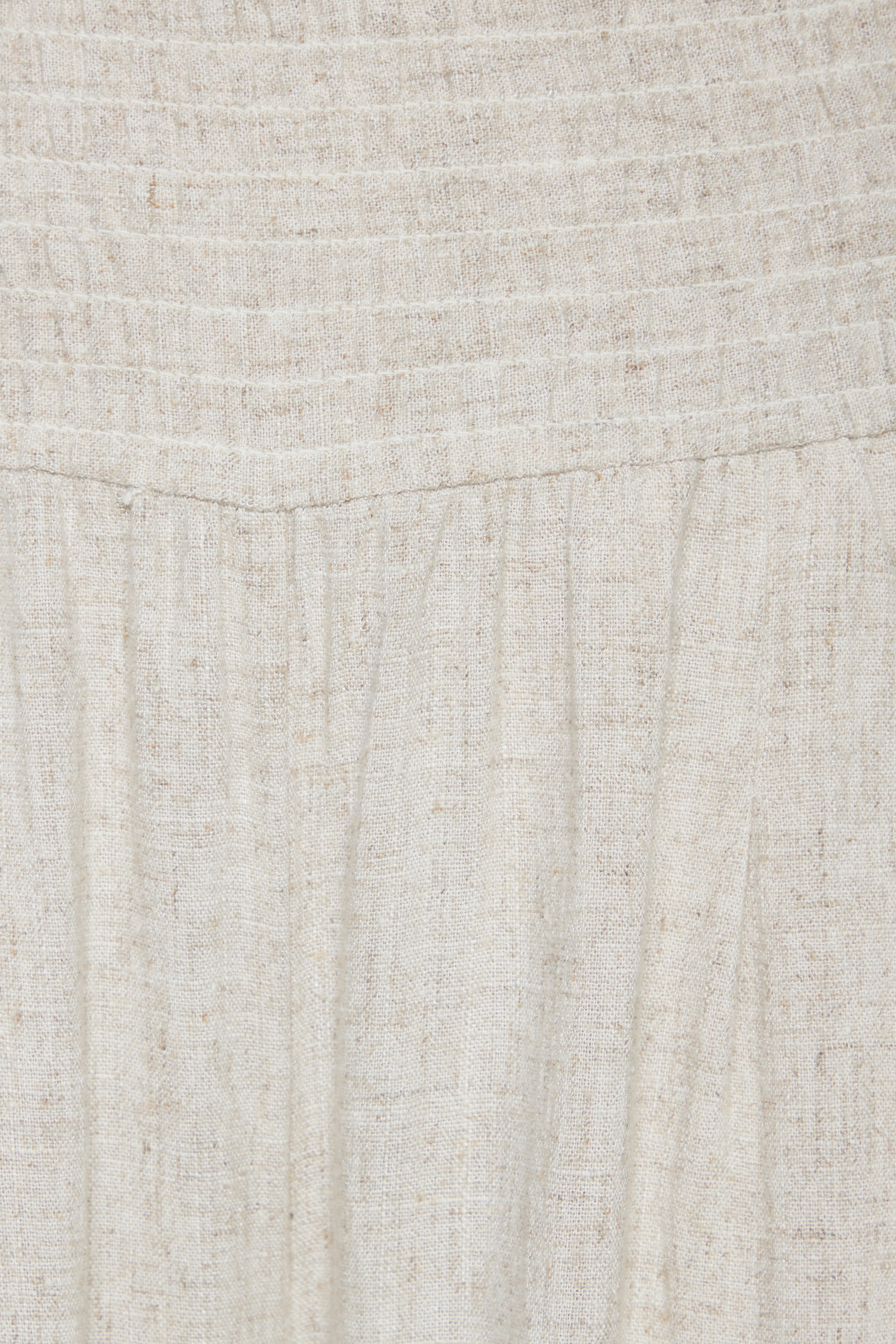 French Connection Leinenhose  mit gerafftem Bund, weite Palazzohose für den Sommer