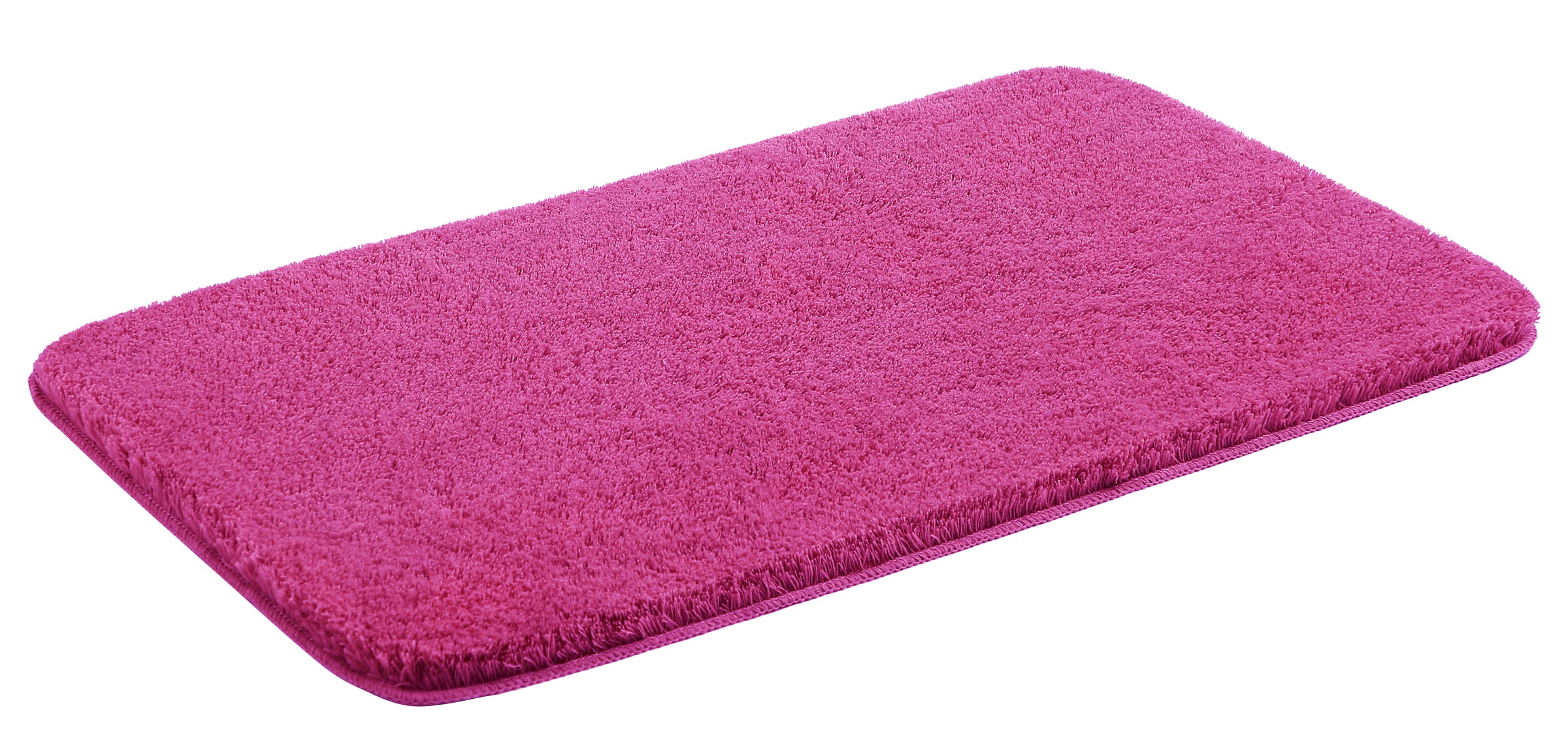 my home Badematte »Merida, Badvorleger, Badezimmer Teppich«, rutschhemmend beschichtet, fußbodenheizungsgeeignet-schnell trocknend-strapazierfähig, Badteppich, Uni Farben, rechteckig, rund & als 2-tlg. Set erhältlich